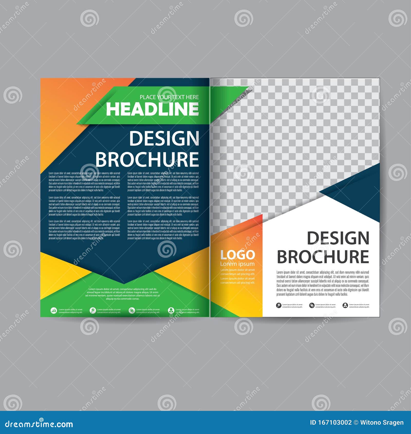Broschurenlayout Cover Design Jahresbericht Zeitschrift Flyer Oder Booklet Hintergrund Vektor Abbildung Illustration Von Flyer Cover