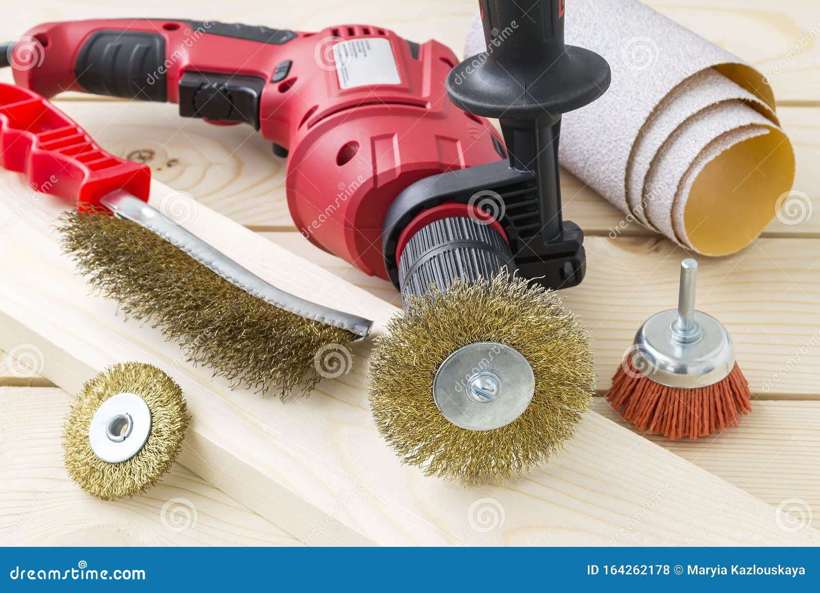 Brosses De Forage, De Papier De Verre Et D'abrasion Avec Fil