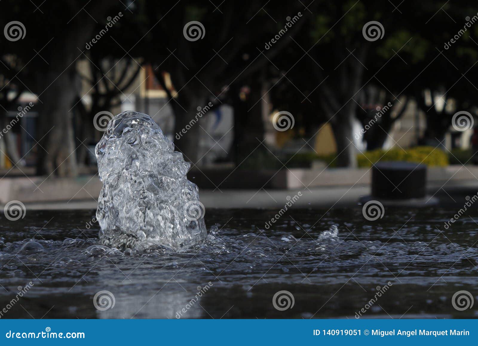 brote de agua en fuente en leon guanajuato