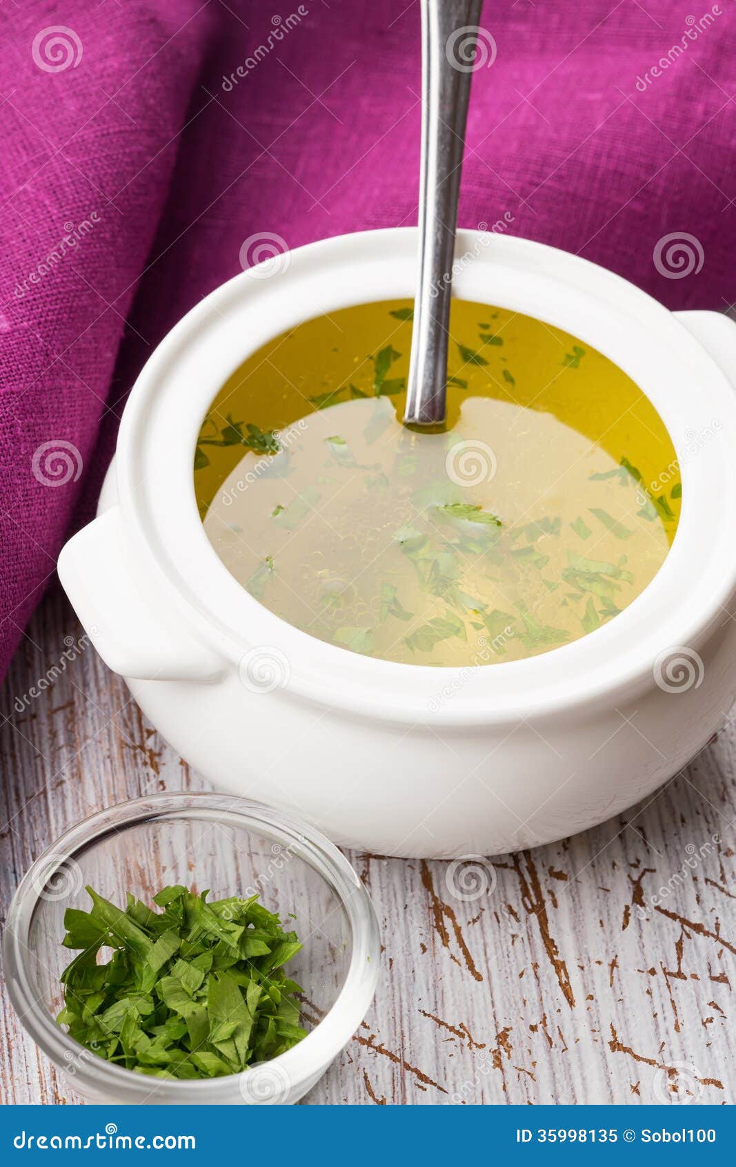 Broth in bowl stock image. Image of focus, energy, golden 35998135