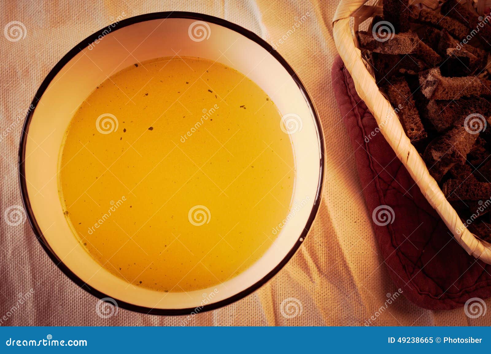 Broth, soup, bouillon stock image. Image of broth, healthy 49238665