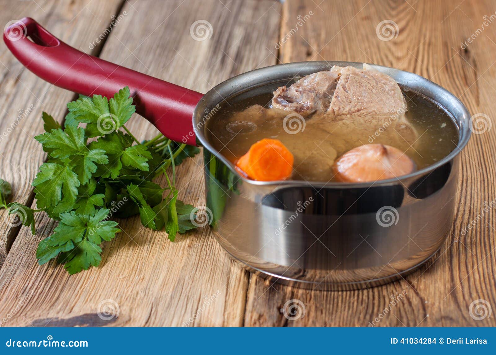 Broth with vegetables stock photo. Image of broth, background 41034284