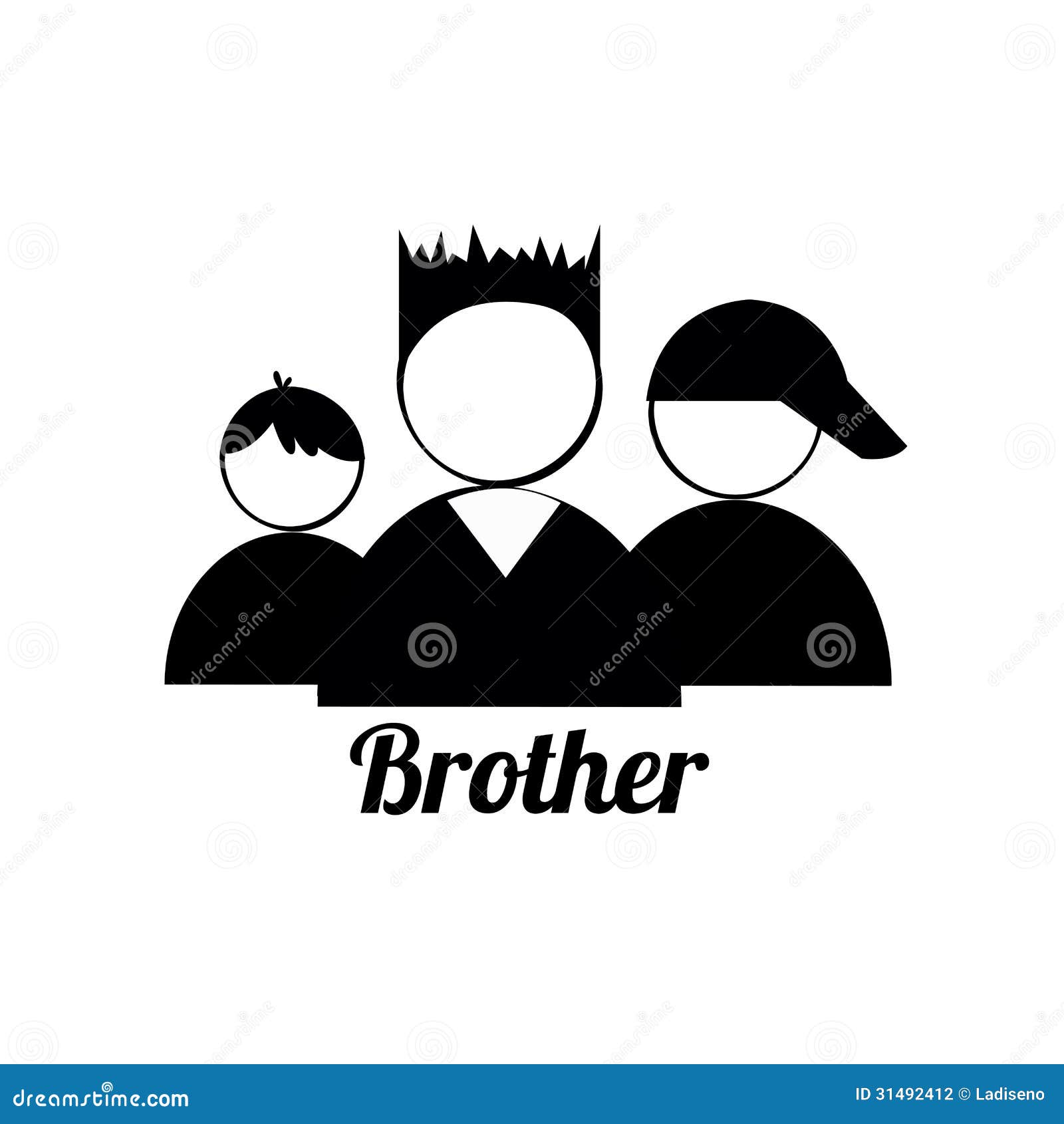 Brother Icons Stock Photography - Image: 31492412
