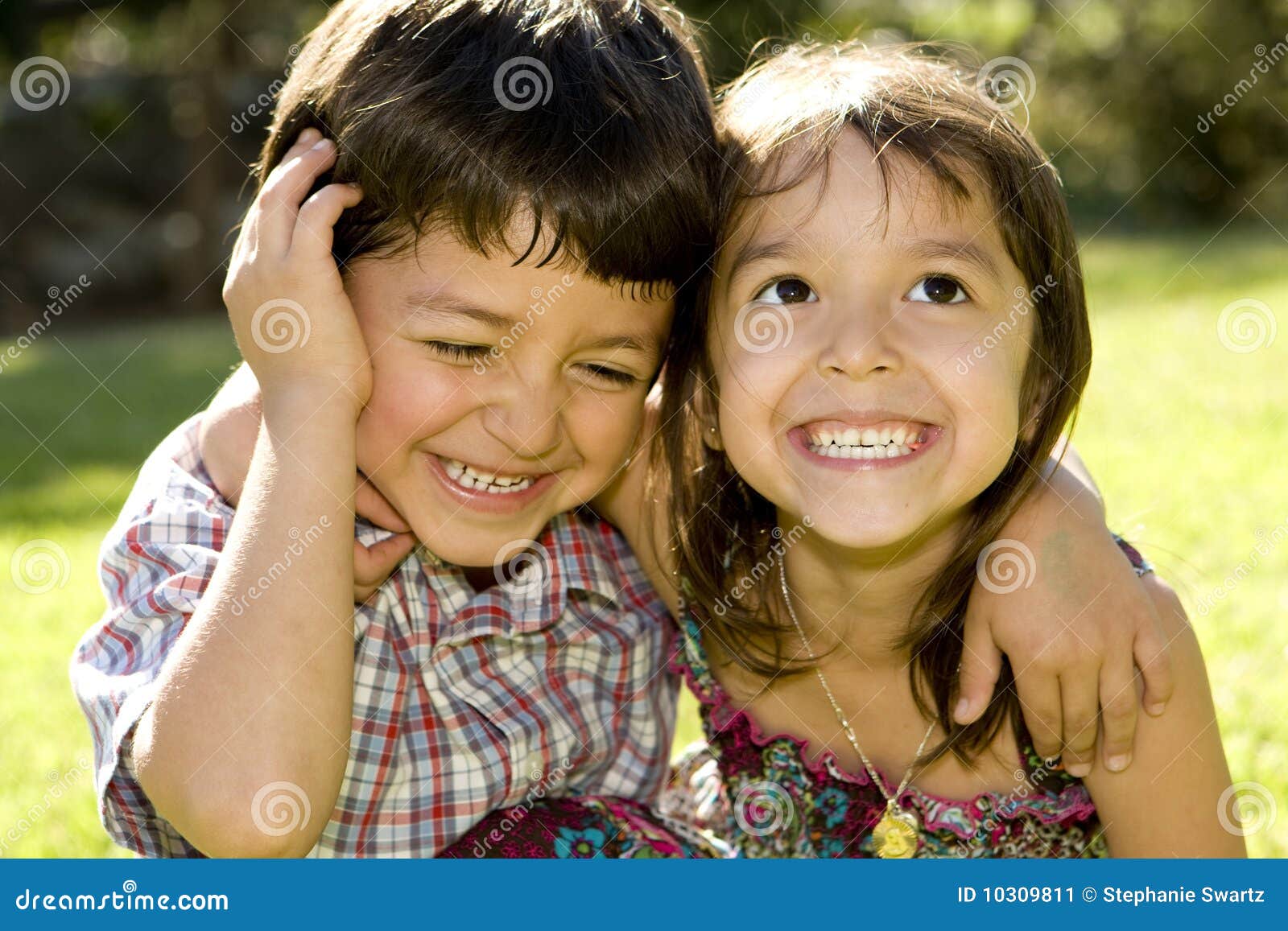 Brother and sister stock image. Image of close, male 10309811