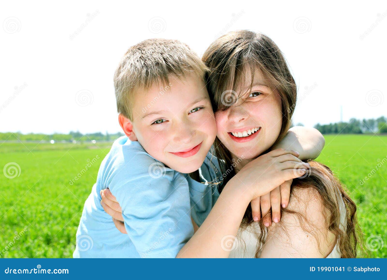 Brosis Brother And Sister Stock Image Image Of Laugh Grass 