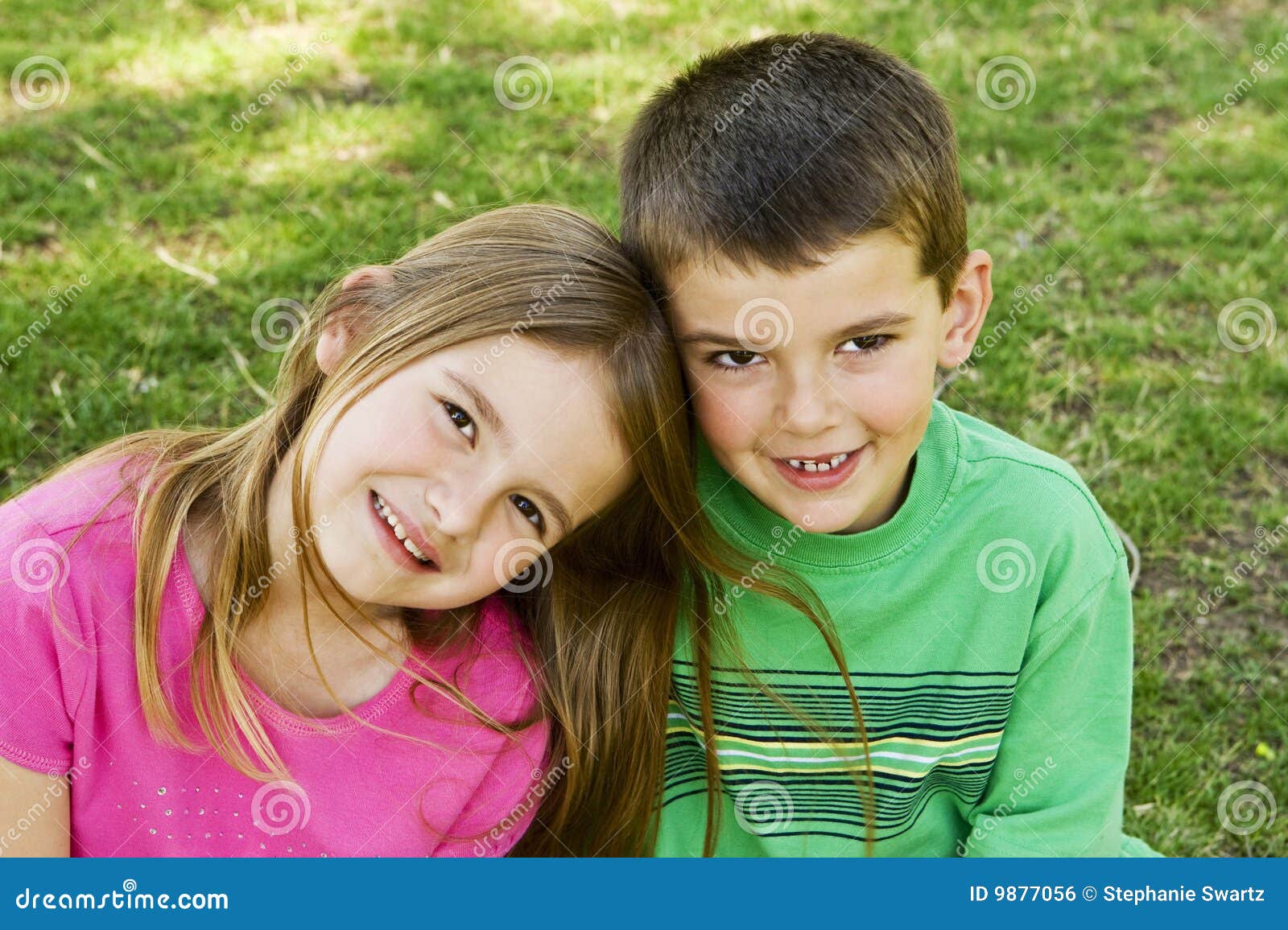 Brother and sister stock photo. Image of family, kids 9877056