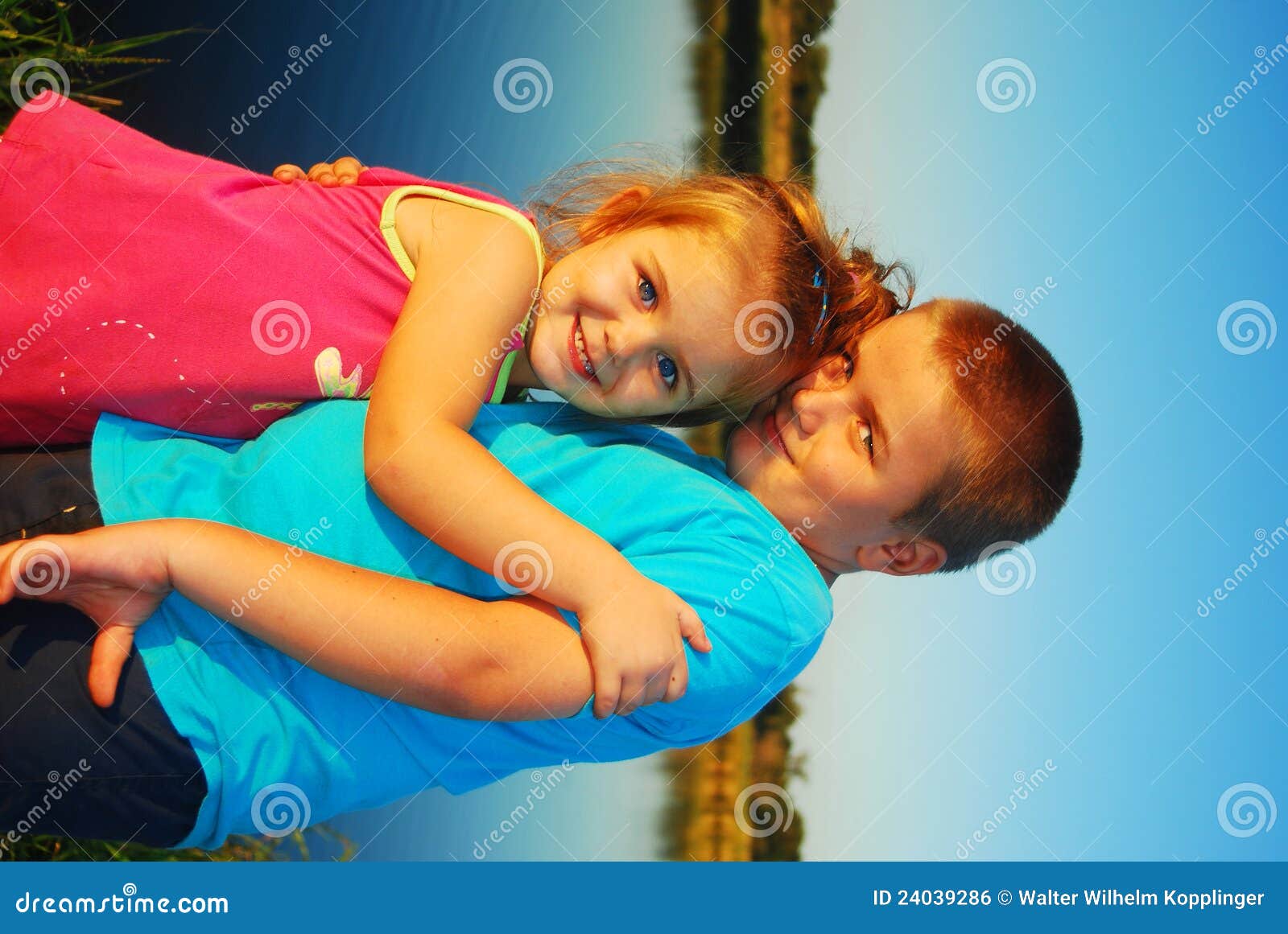 Brother and sister love stock photo. Image of activities - 24039286