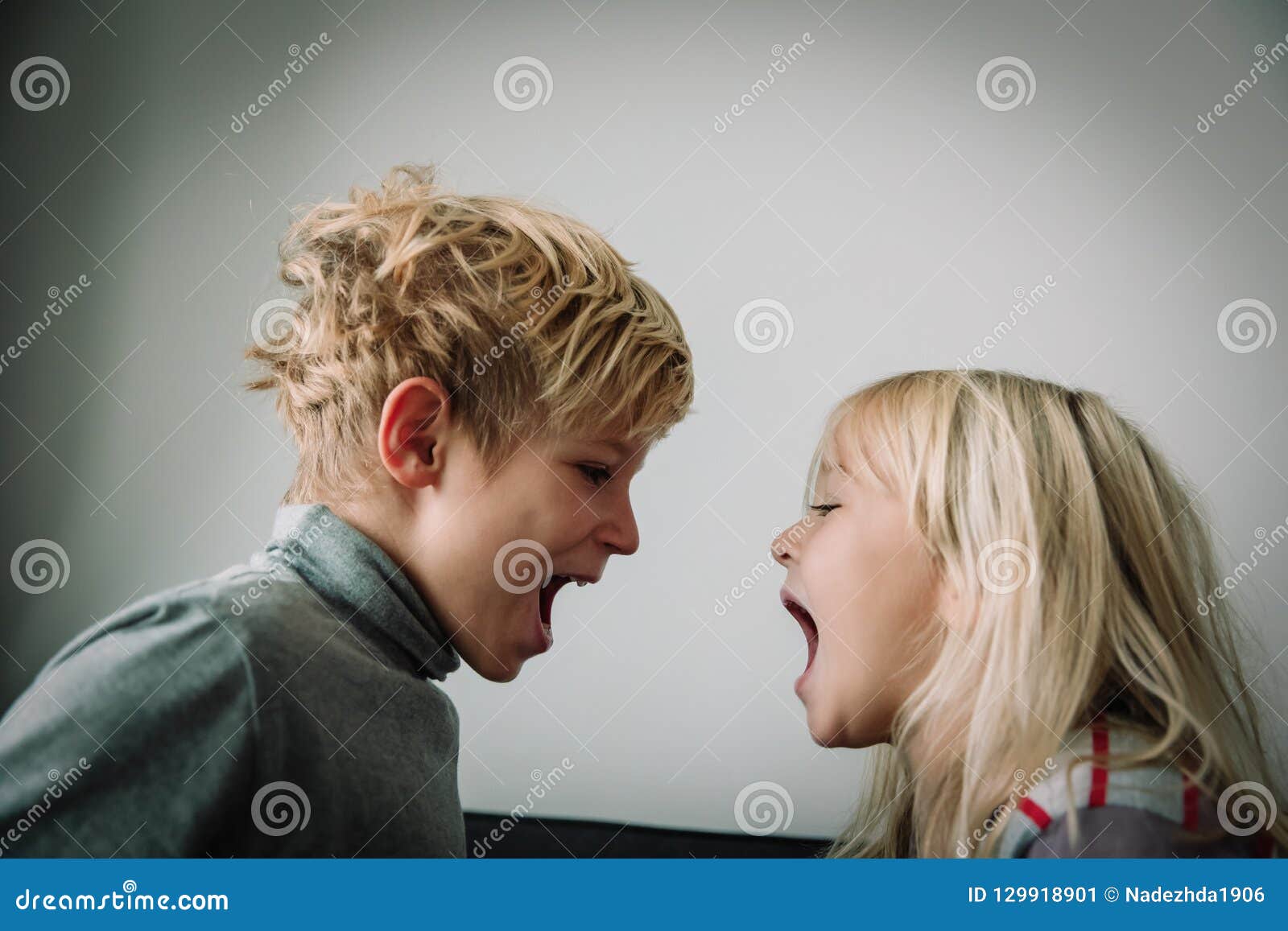 Brother And Sister Shout, Concept Of Rivalry, Dispute