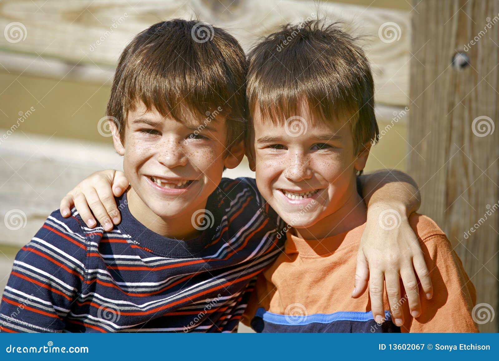 Brothers stock image. Image of portrait, bonding, playing 13602067
