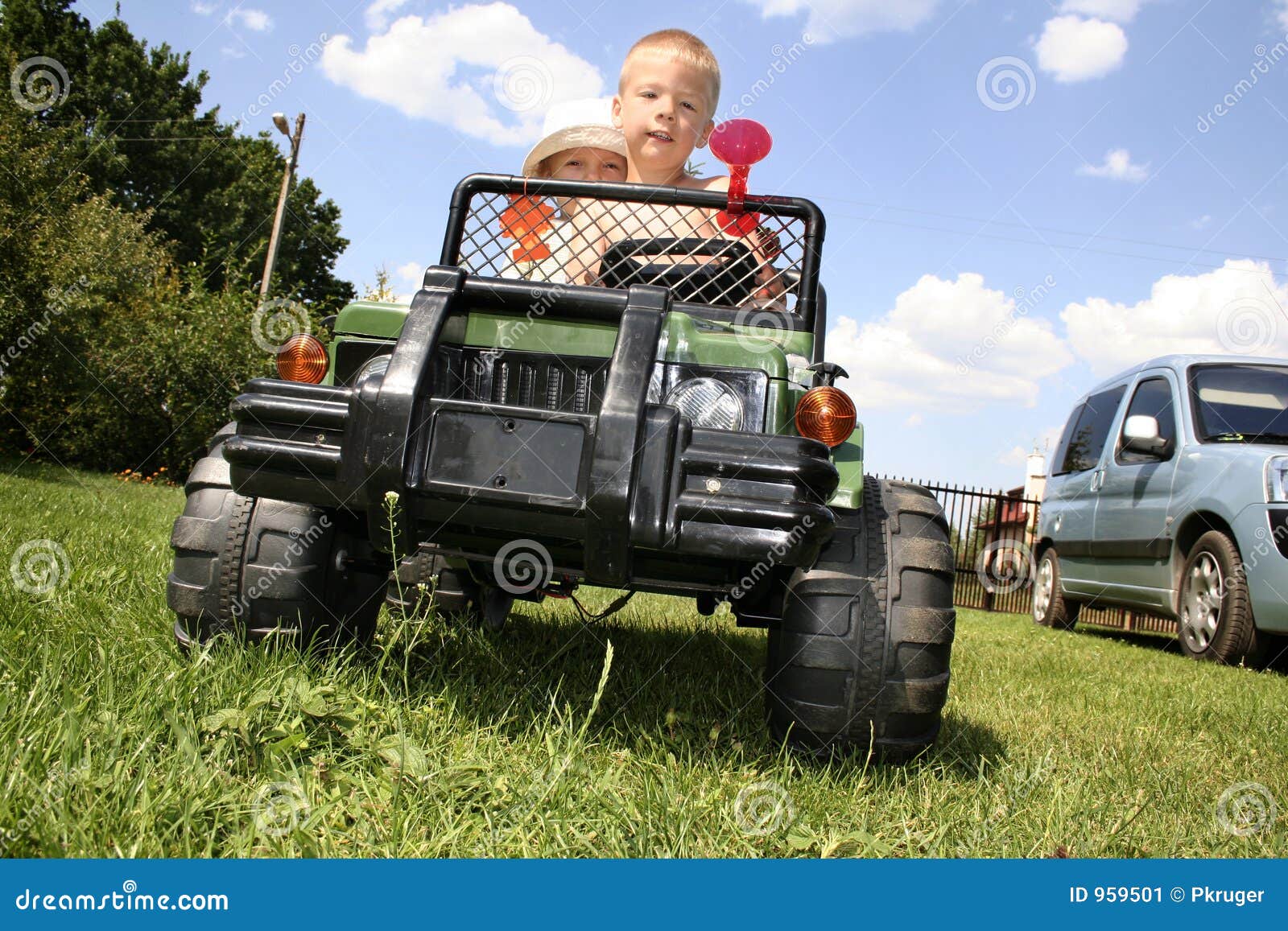 Brothers in car stock image. Image of battery, laugh, family 959501