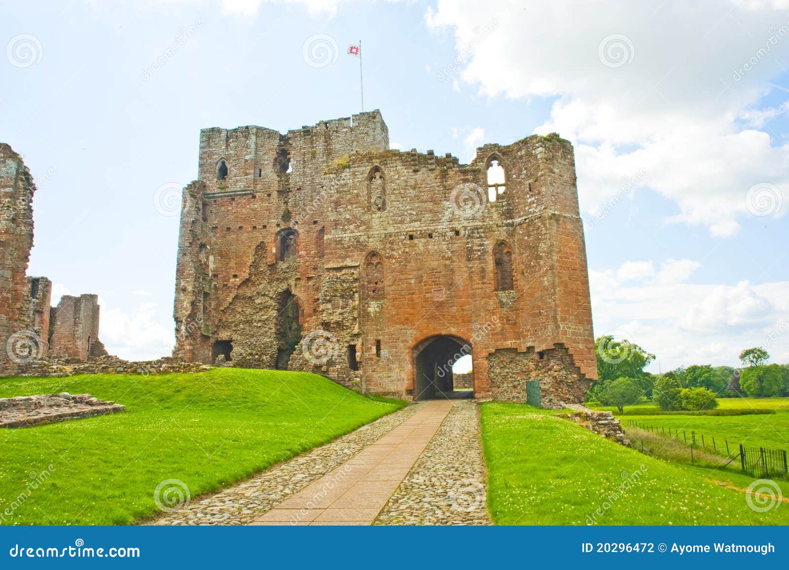 Brougham Castle a Fortress Near Penrith. Editorial Photography Image