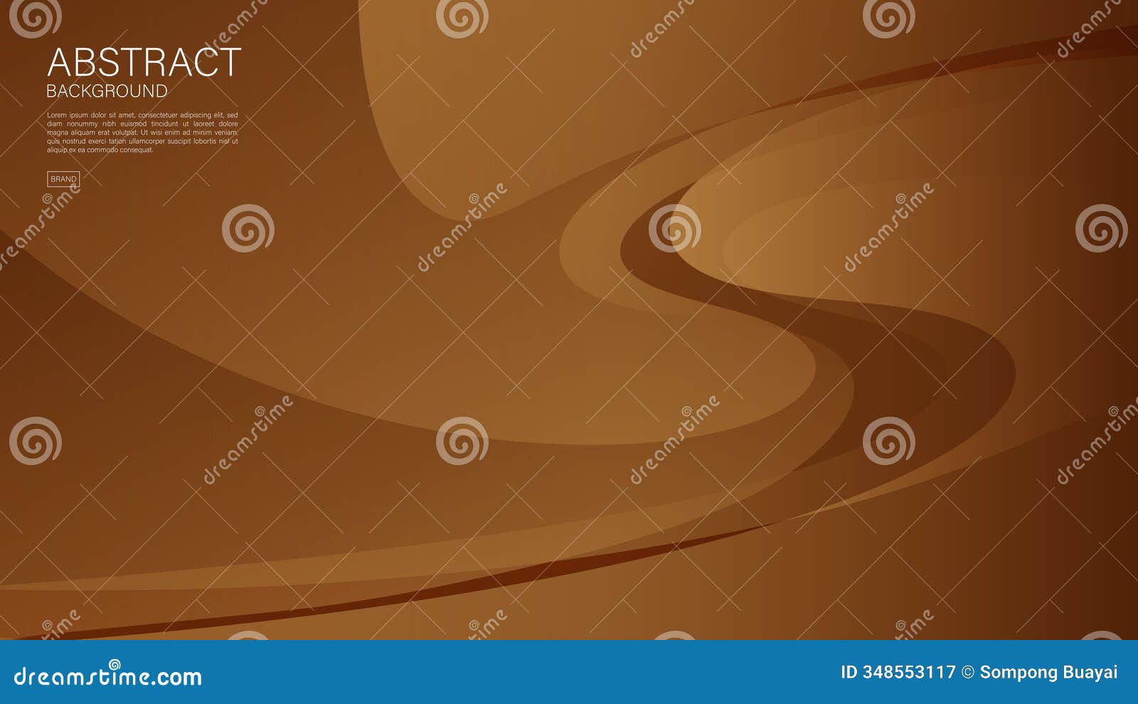 brown abstract background, wave graphic, geometric , minimal texture, web background, brown cover , flyer template,