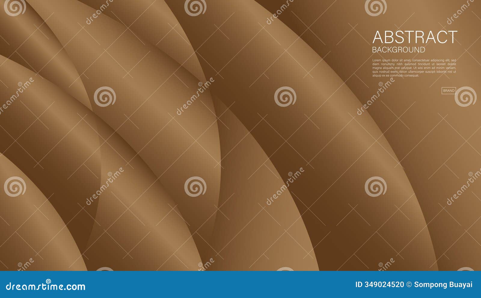 brown abstract background, wave graphic, geometric , minimal texture, web background, brown cover , flyer template,