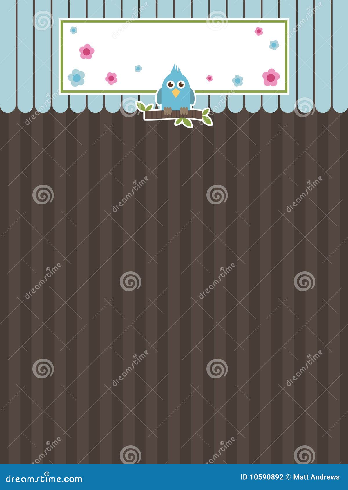 Brown Background With Text Box Stock Vector - Image: 10590892