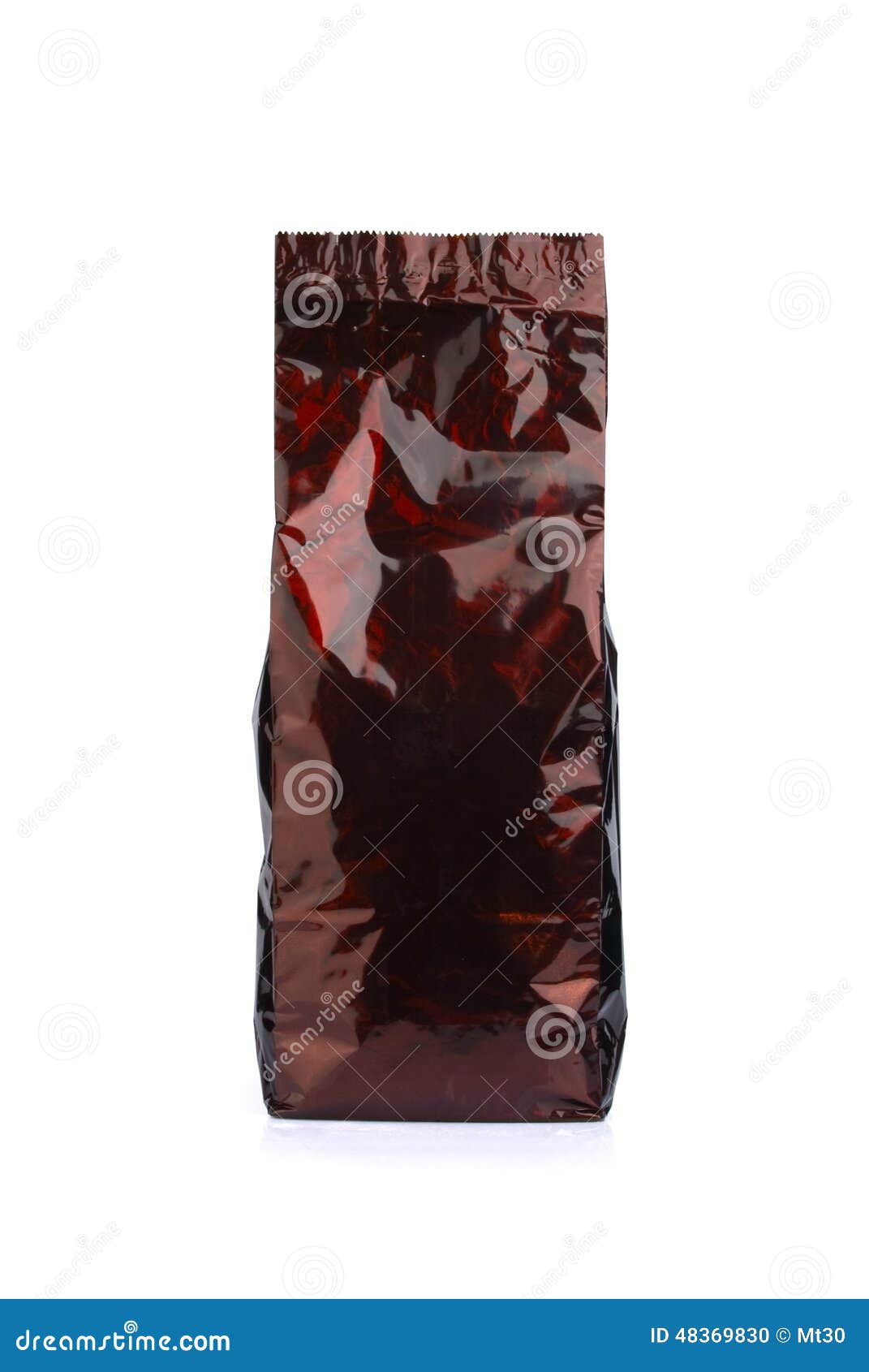 Brown bag stock photo. Image of single, isolated, store 48369830