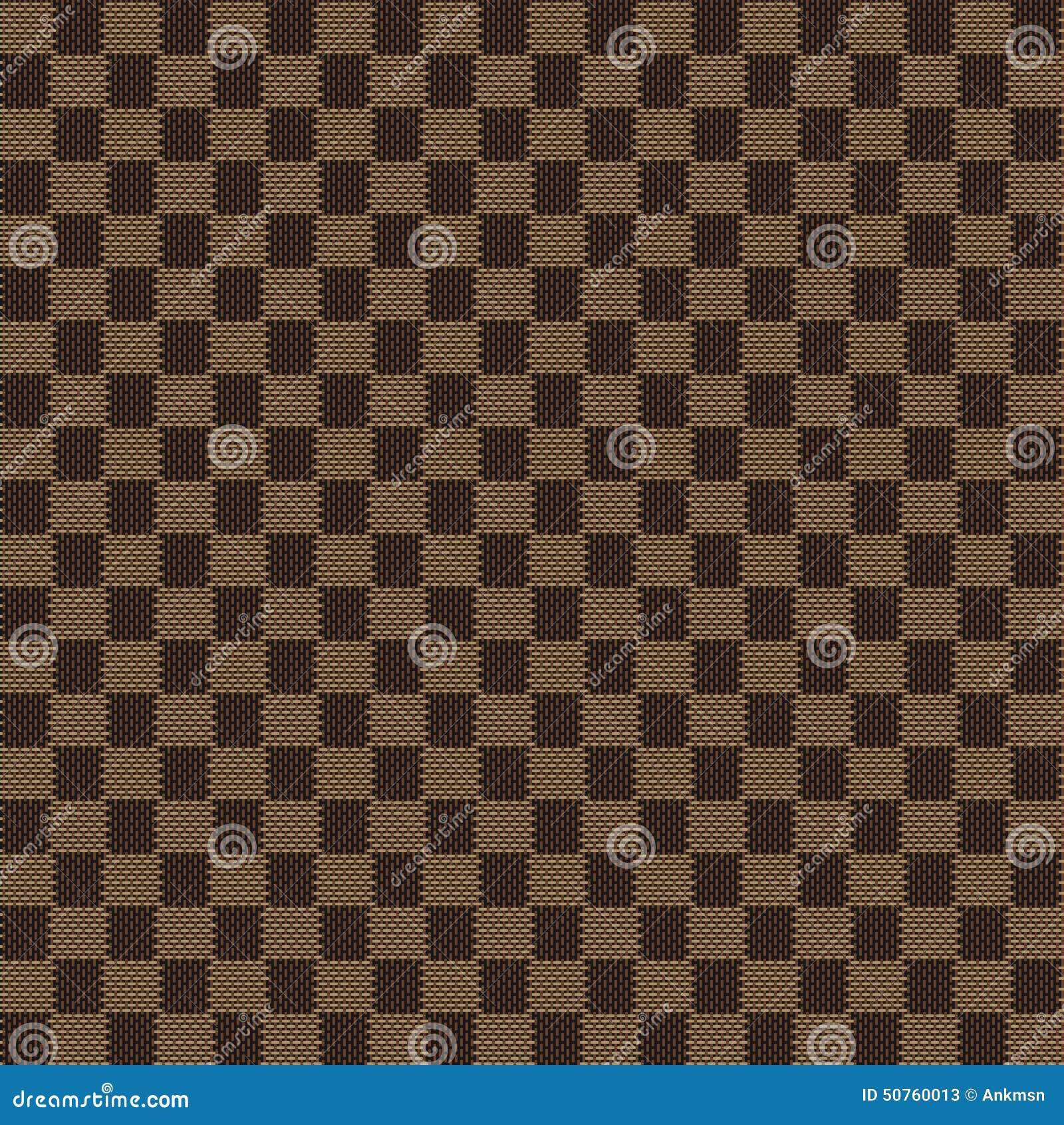 Brown Beige Seamless Fabric Texture Pattern Stock Vector