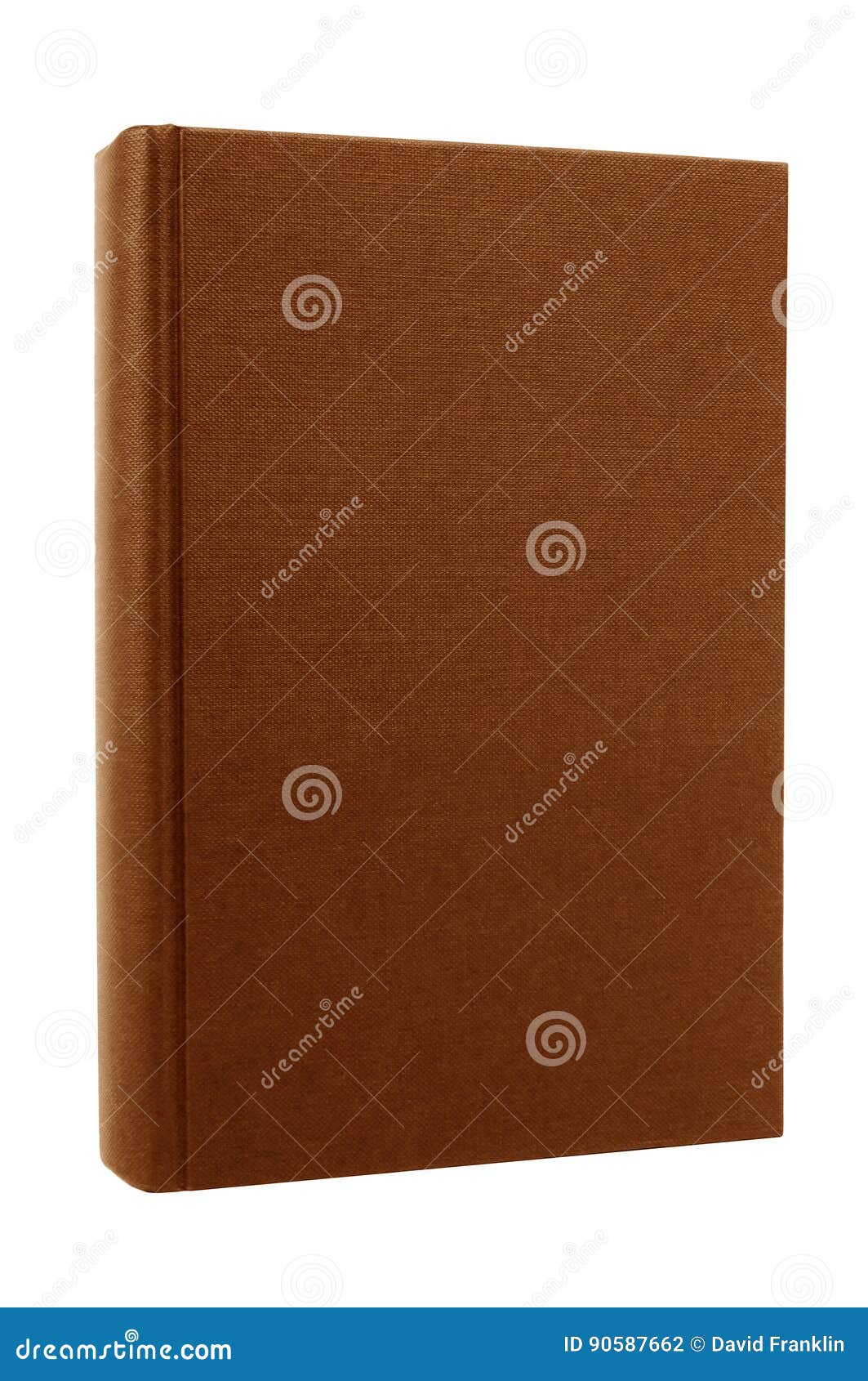 Brown Book Cover Front Vertical Stock Photo Image of single, upright