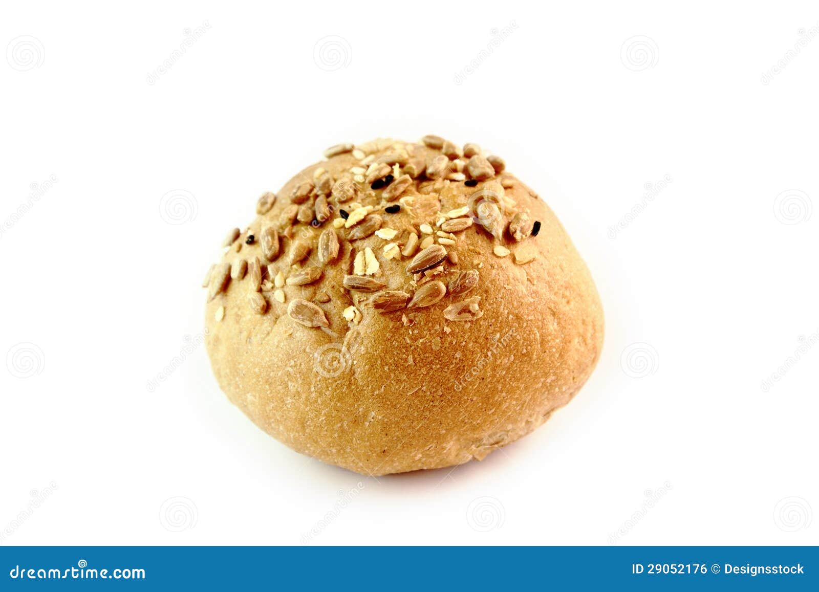 Brown bread loaf stock photo. Image of grain, isolated - 29052176