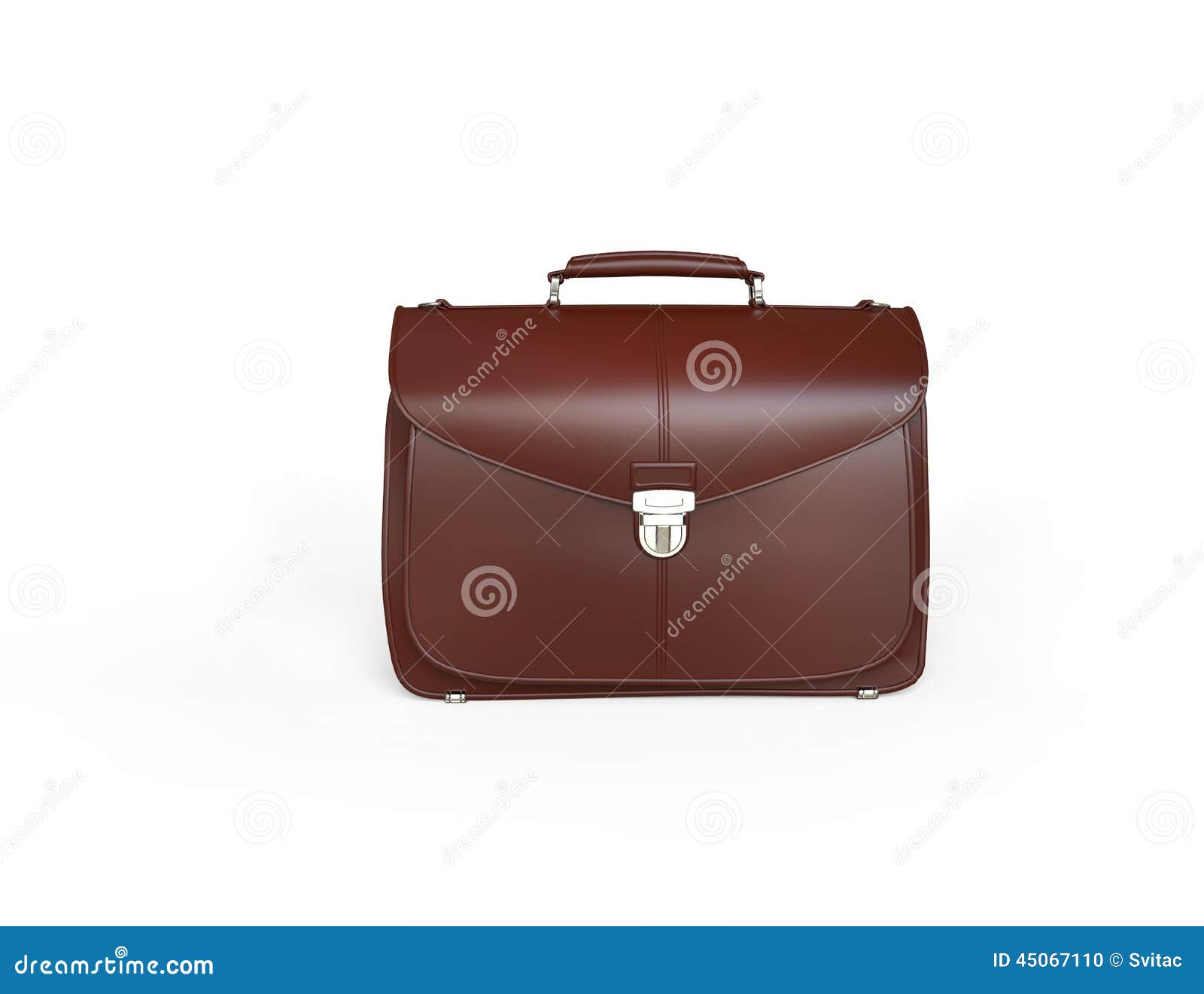 Brown business briefcase stock photo. Image of isolated 45067110