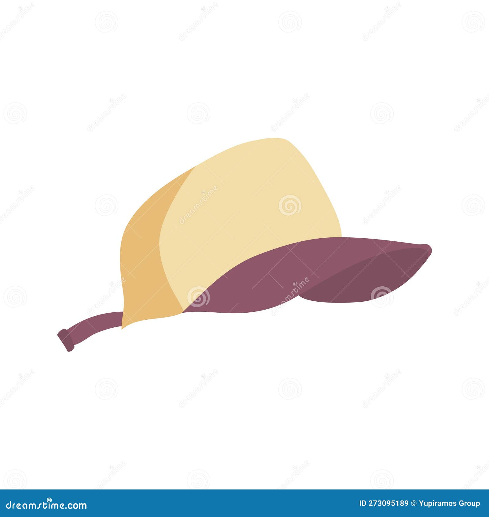 Brown cap design stock vector. Illustration of wear 273095189