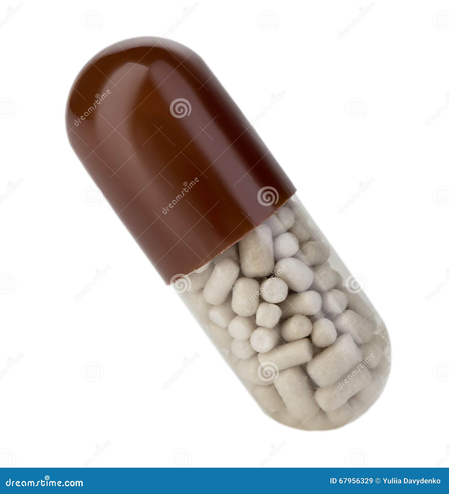Brown Oval Pill