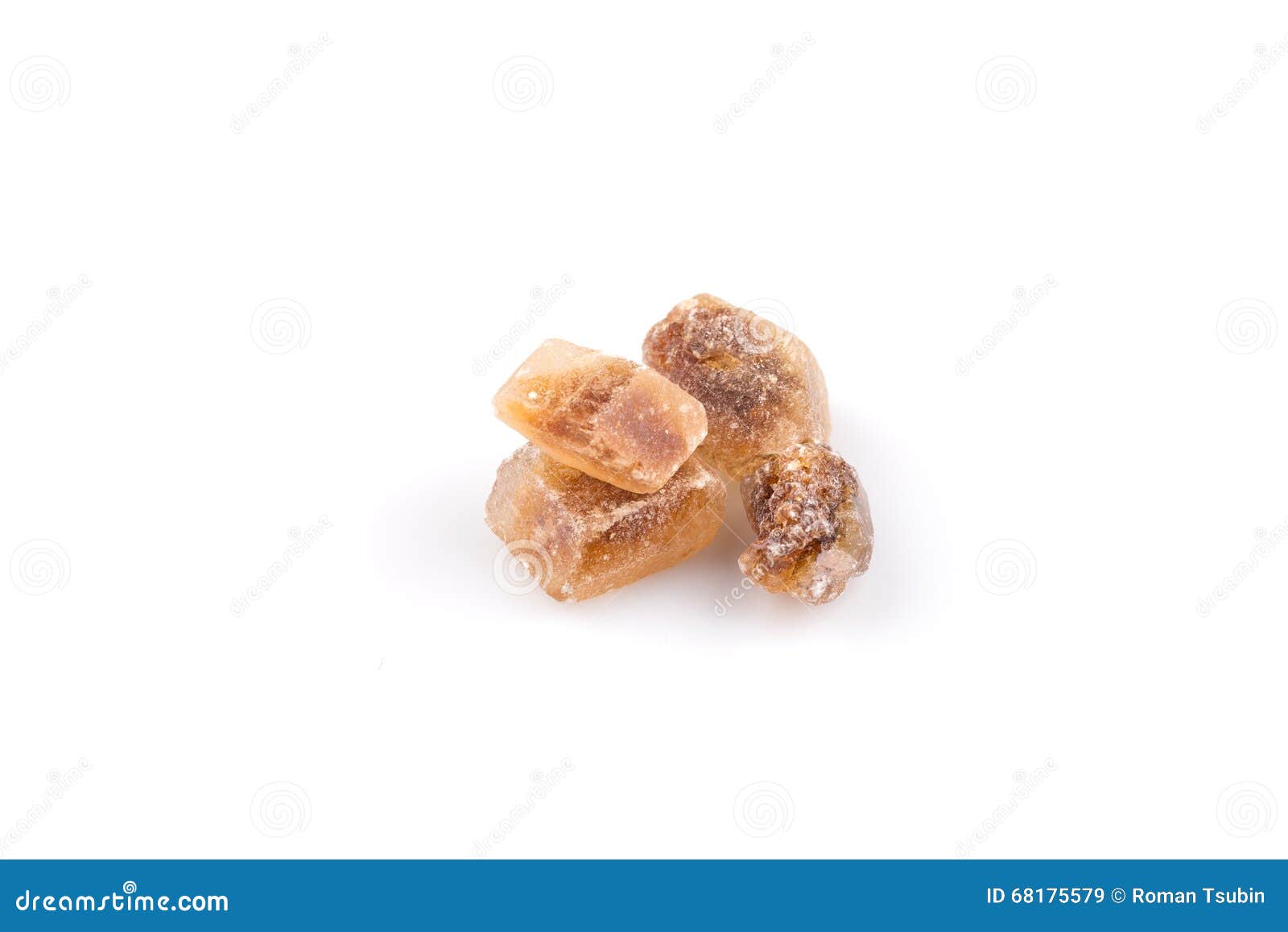 Brown Caramelized Lump Cane Sugar Cube Stock Image Image of natural