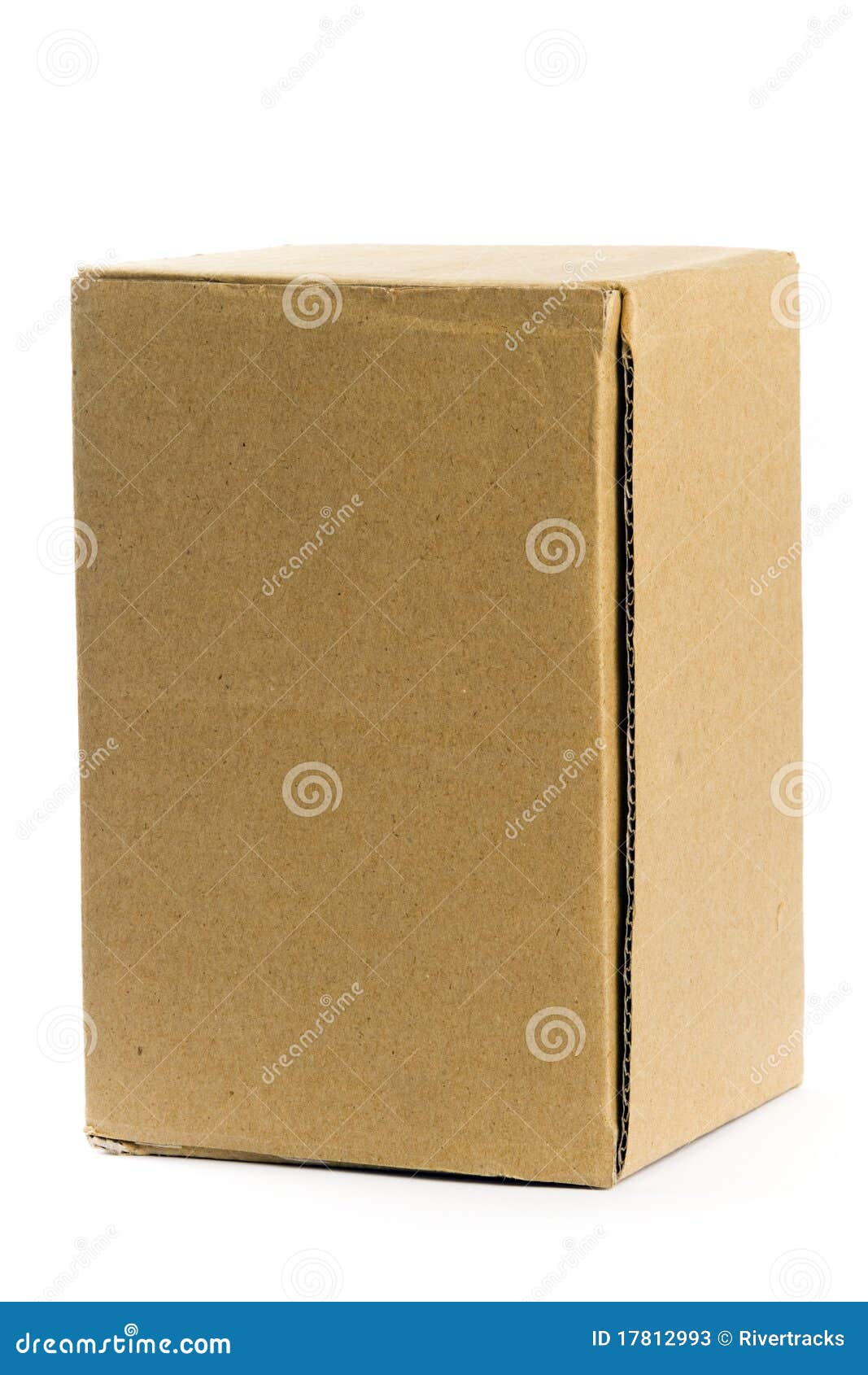 Brown card board box stock image. Image of storage, board 17812993
