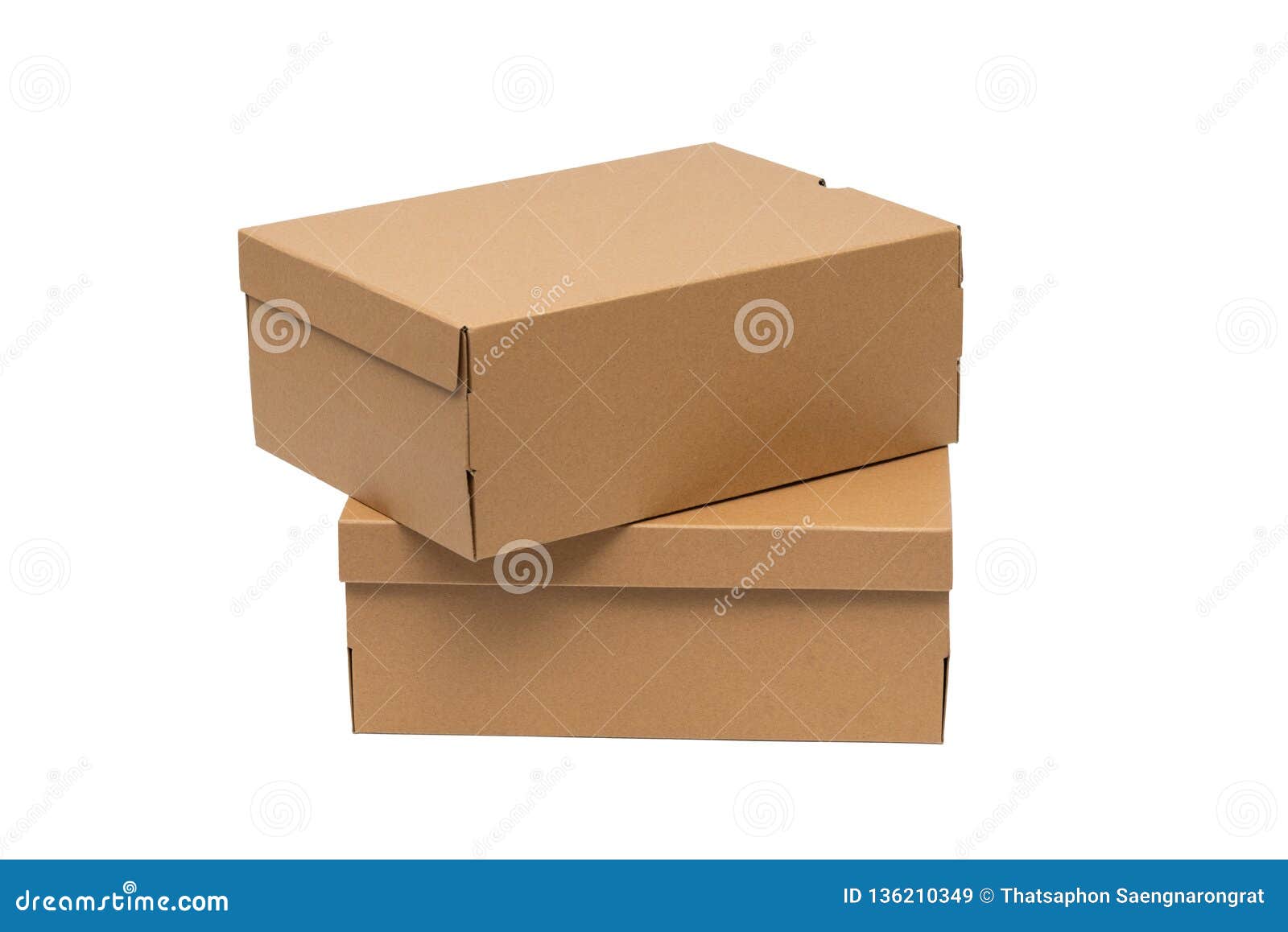 Download Brown Cardboard Shoes Box With Lid For Shoe Or Sneaker ...