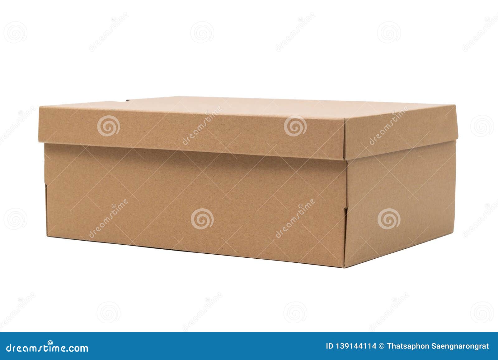 Download Brown Cardboard Shoes Box With Lid For Shoe Or Sneaker ...