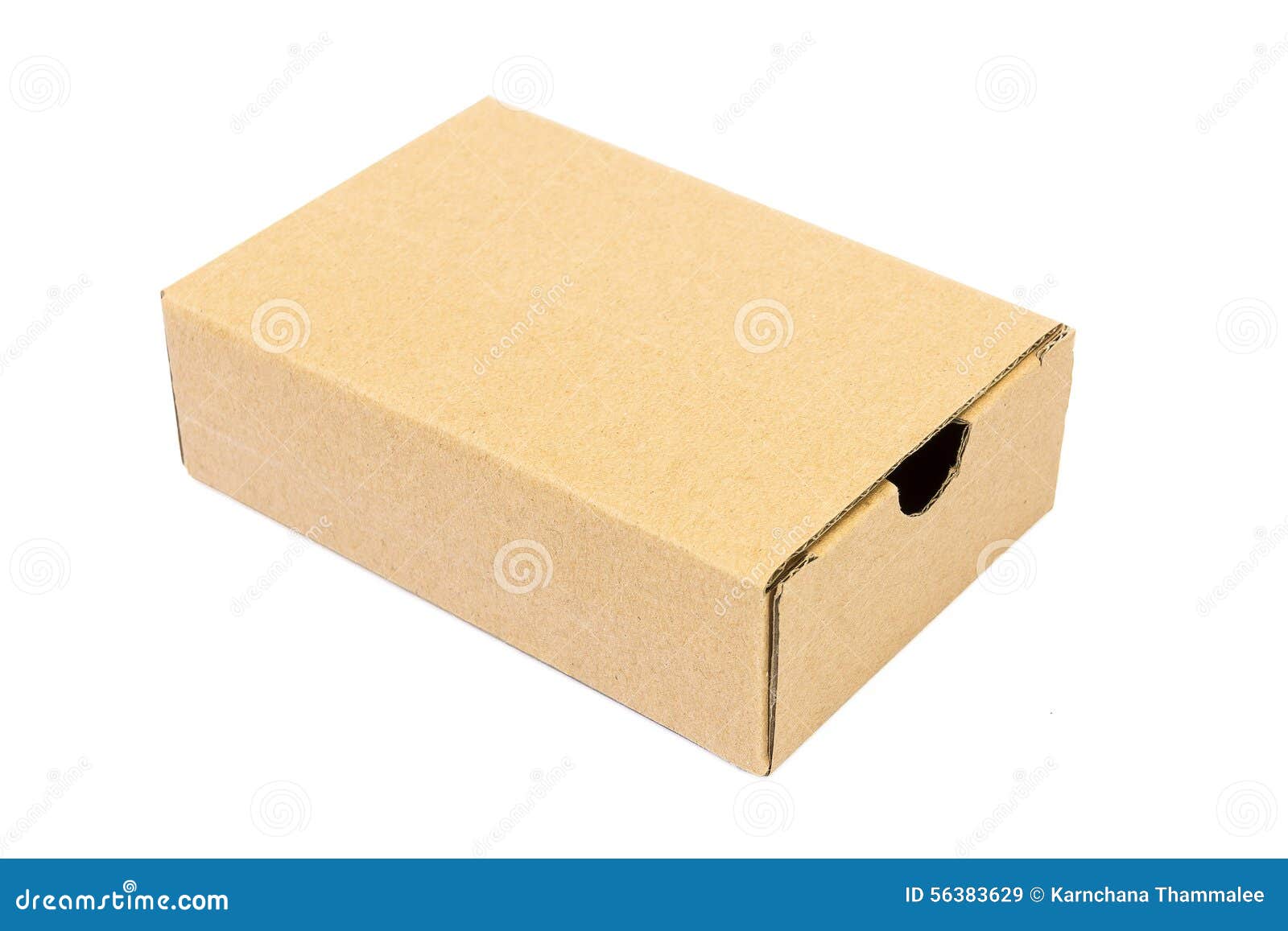 A Brown Carton For Packaging Stock Image Image Of Stow Product