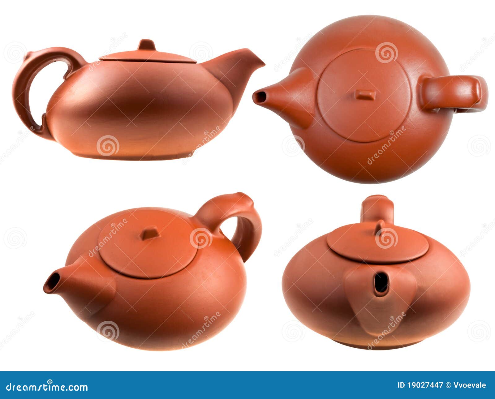 Brown Chinese teapot stock image. Image of brewing, pottery 19027447
