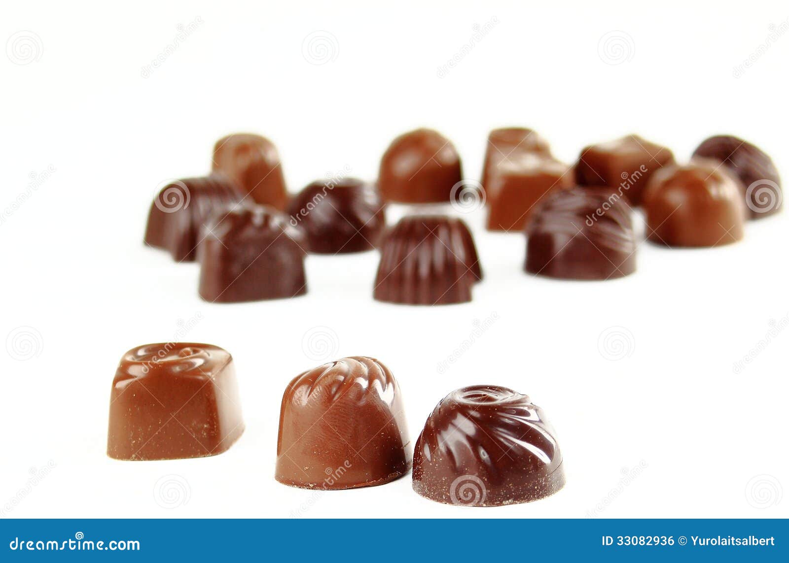 Brown chocolate candy stock photo. Image of decorative 33082936