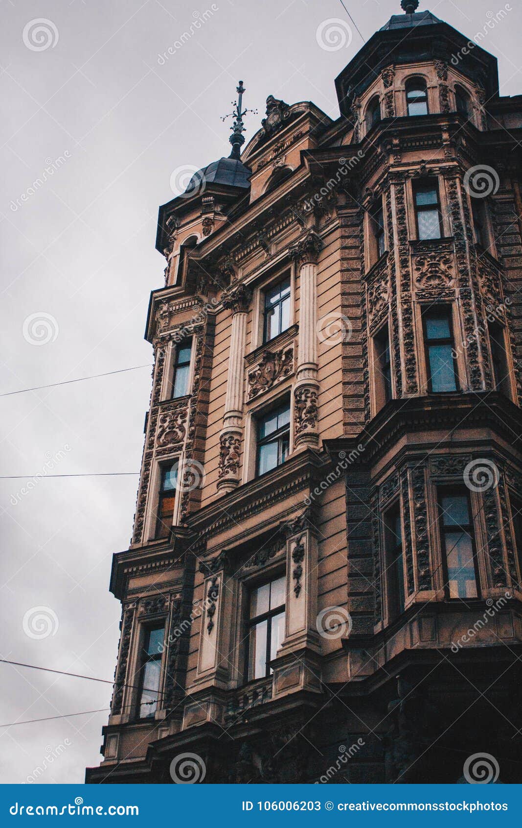 Brown Concrete Apartment Building Picture. Image: 106006203