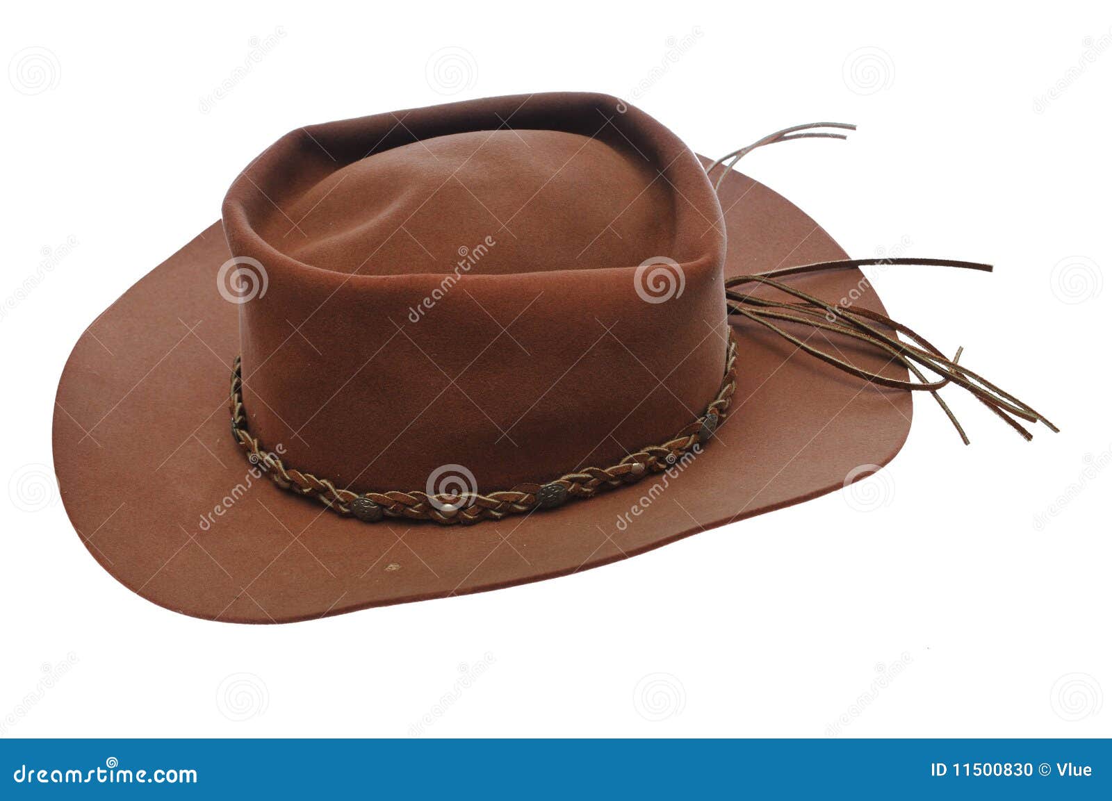 Brown cowboy hat stock photo. Image of isolated, object 11500830