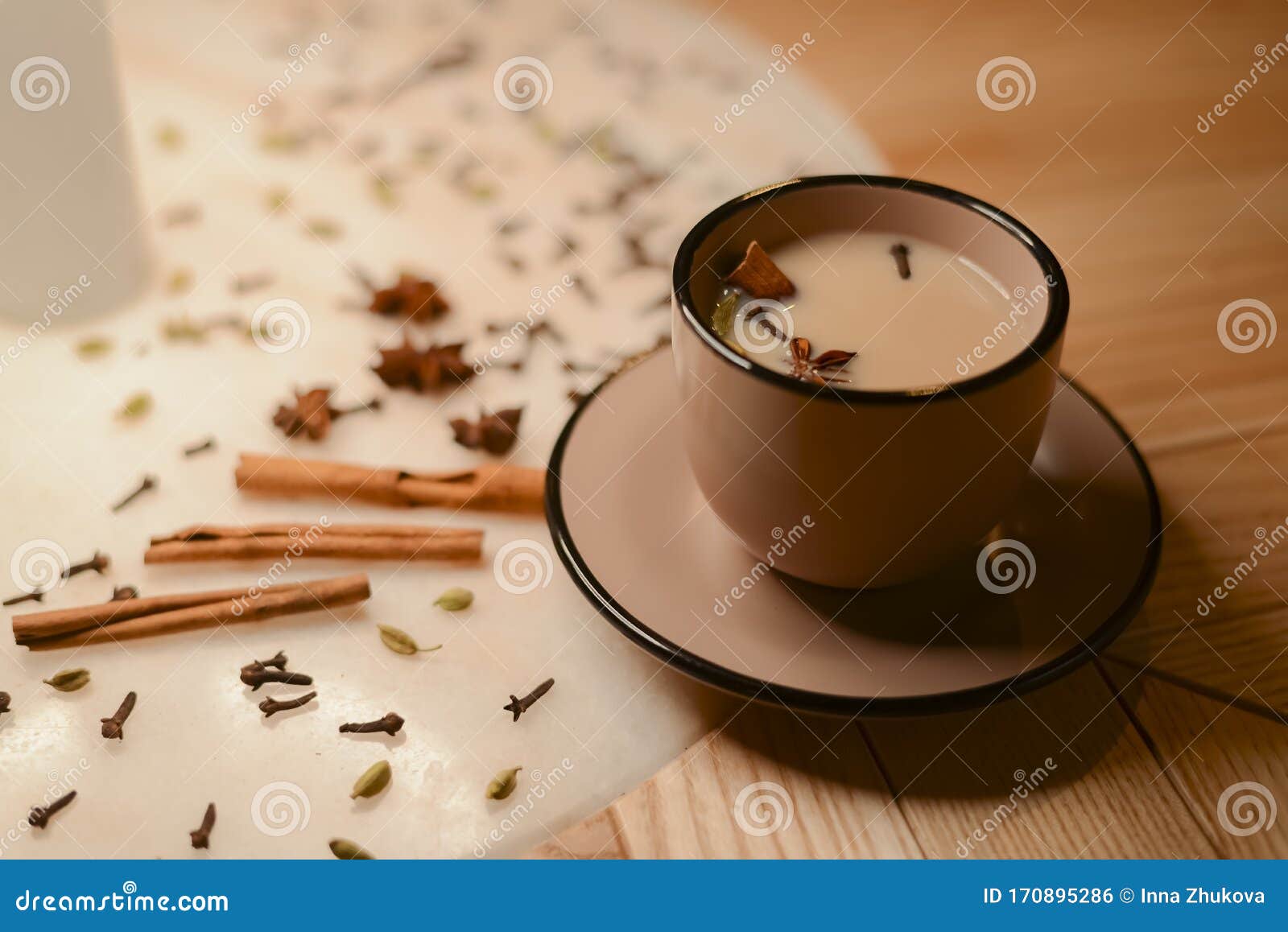 Brown Cup Of Coffee Latte Or Americano With Milk On Rustic Wooden Table With Sugar And Cinnamon And Anise Stock Photo Image Of Coffee Flavor 170895286,Orchid Flower Spike