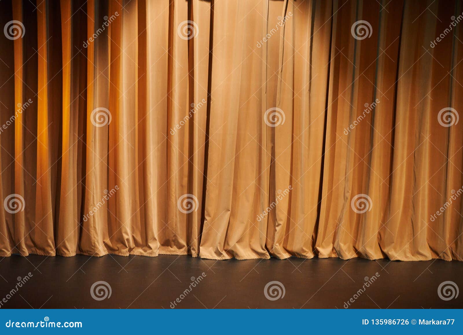 Brown Curtains of a Theater As Background Stock Photo - Image of curtain,  background: 135986726