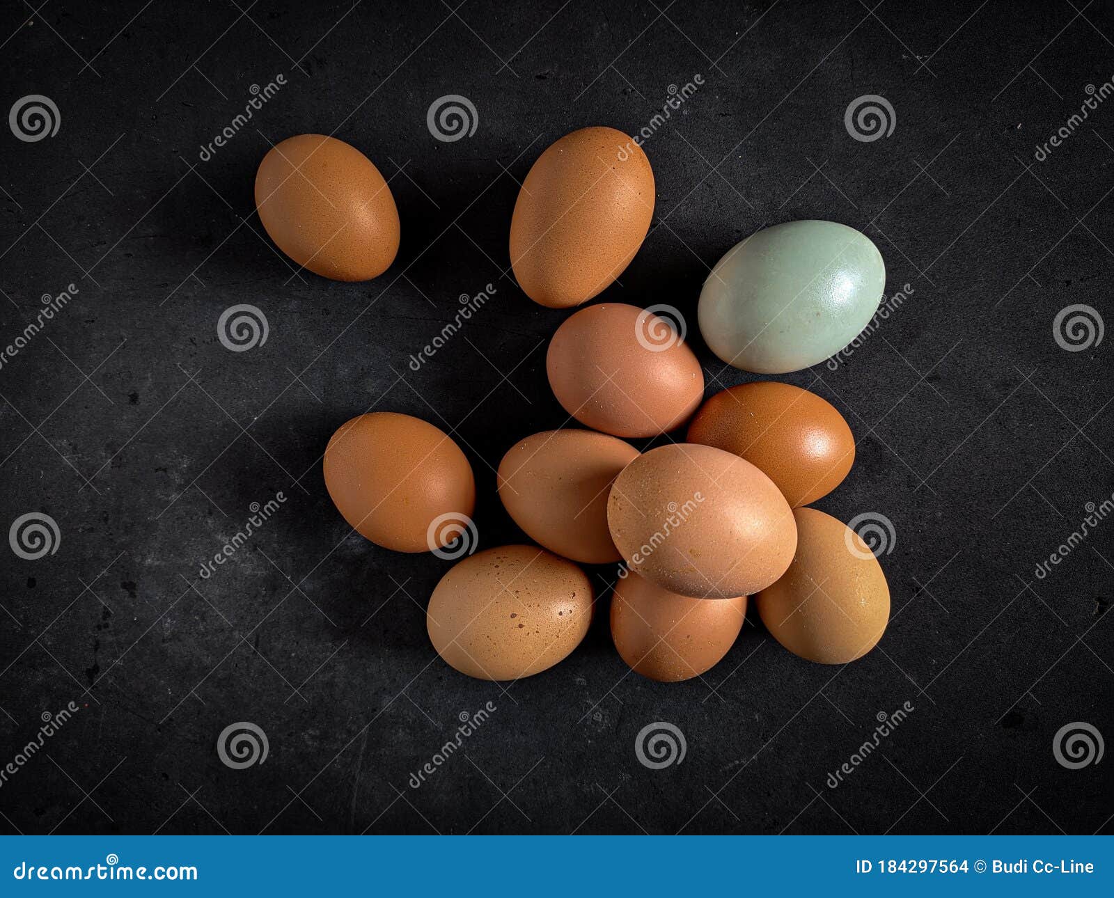 Brown Eggs and the Duck Egg Stock Photo Image of baking, brown 184297564