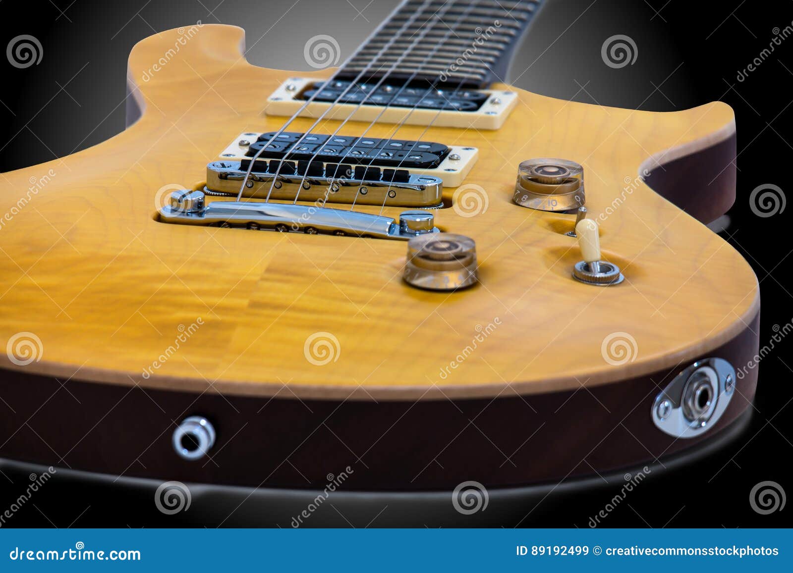 Brown Electric Guitar Picture. Image: 89192499