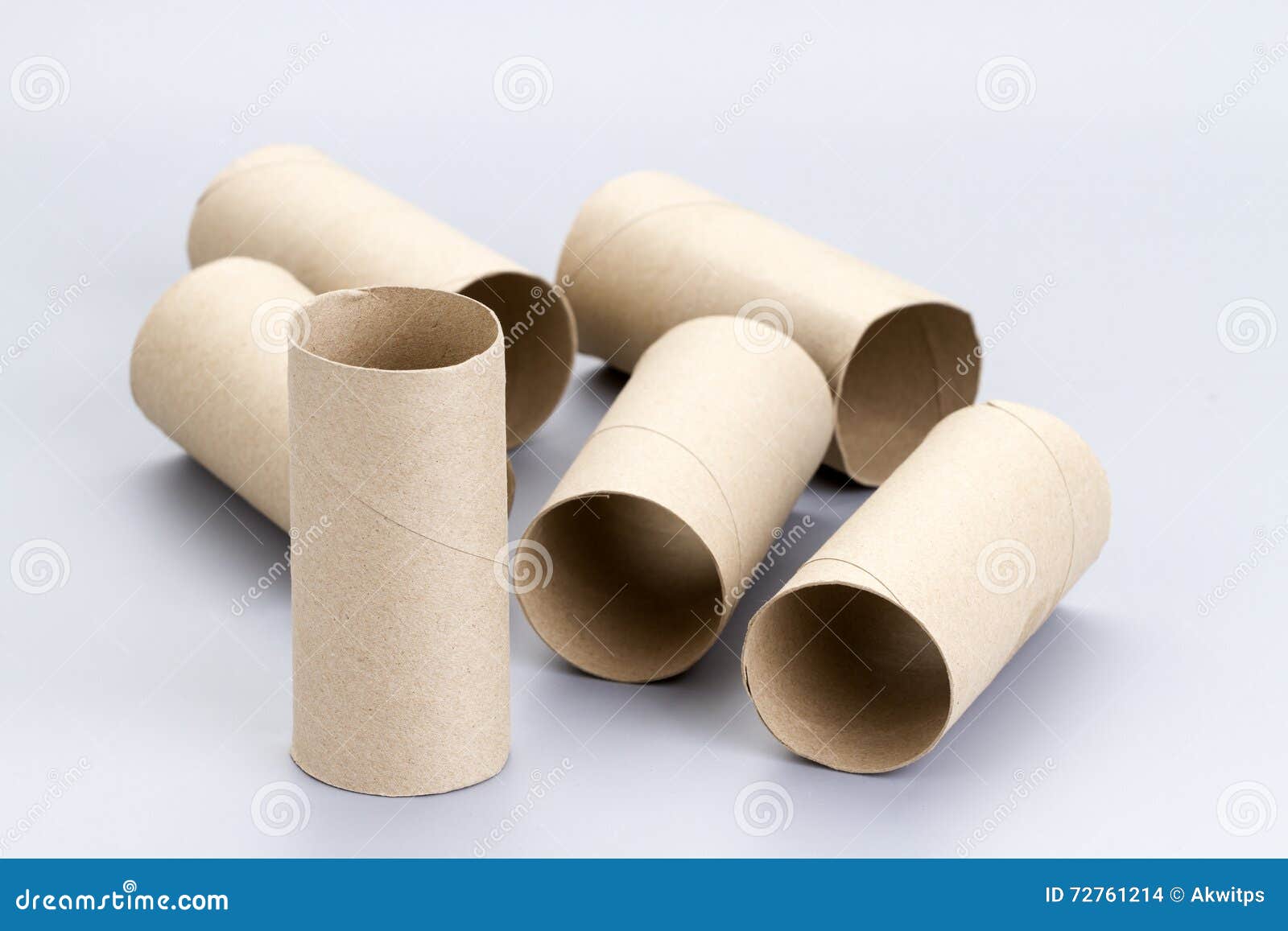 Brown Tissue Paper Roll Core Isolated On White Background Stock Photo,  Picture and Royalty Free Image. Image 75540437.