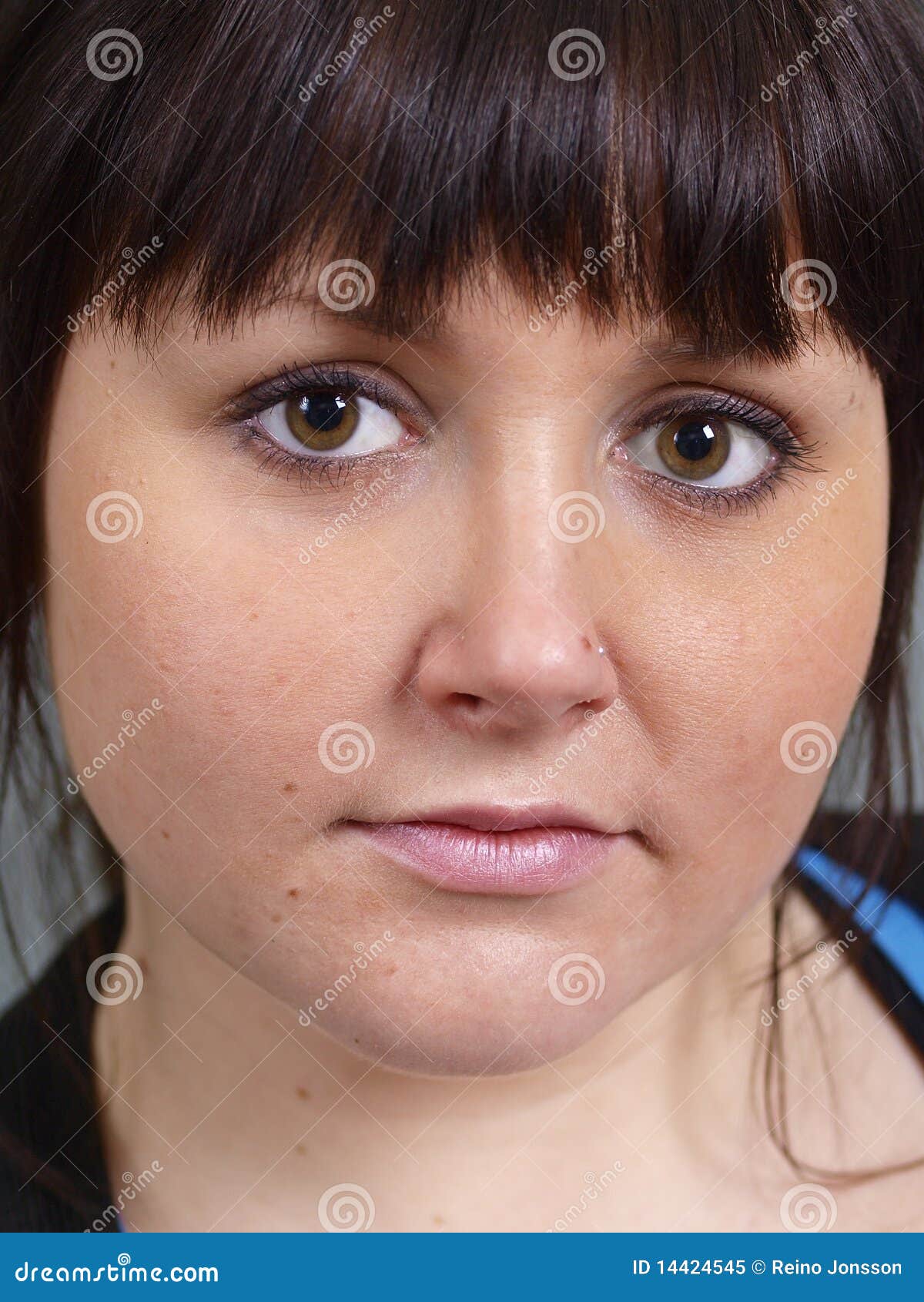 Brown eyed girl stock image. Image of beauty, hopeful 14424545