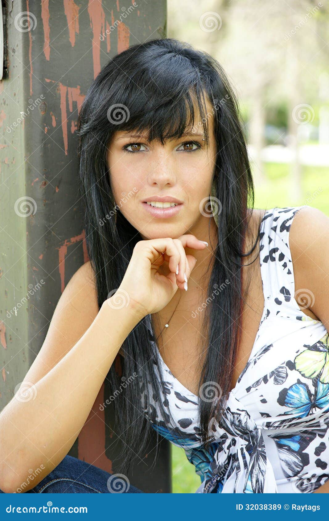 Browneyed Girl Stock Image Image Of Teen Look Dental