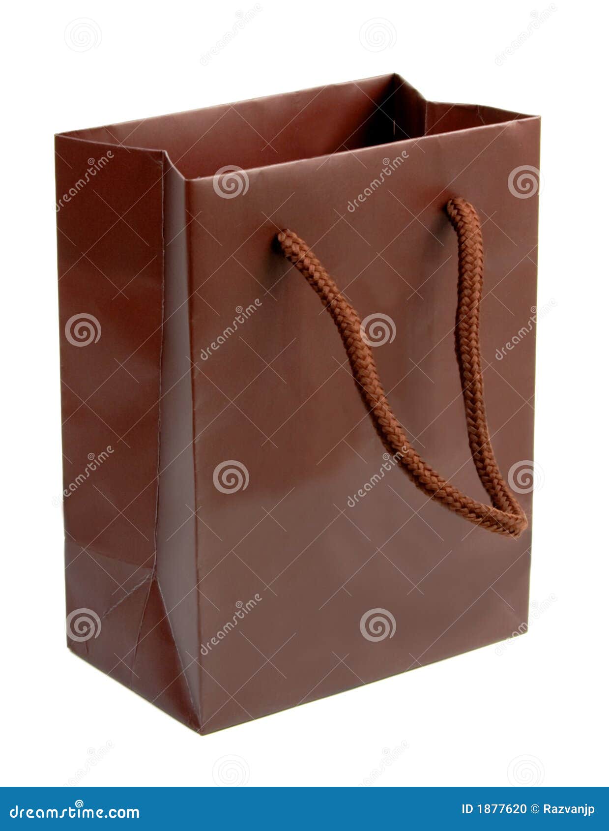 Brown gift bag 2 stock photo. Image of bags, valentine 1877620
