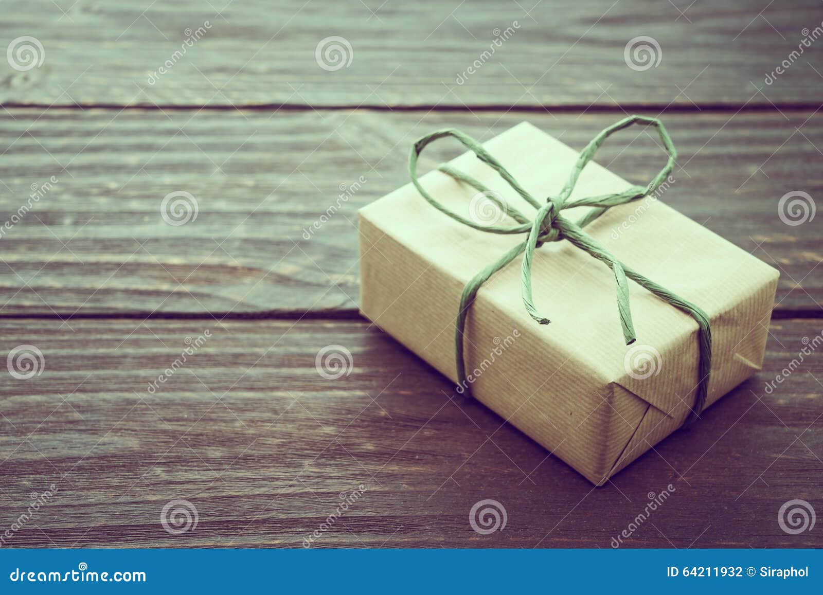 Brown gift box stock photo. Image of present, christmas 64211932