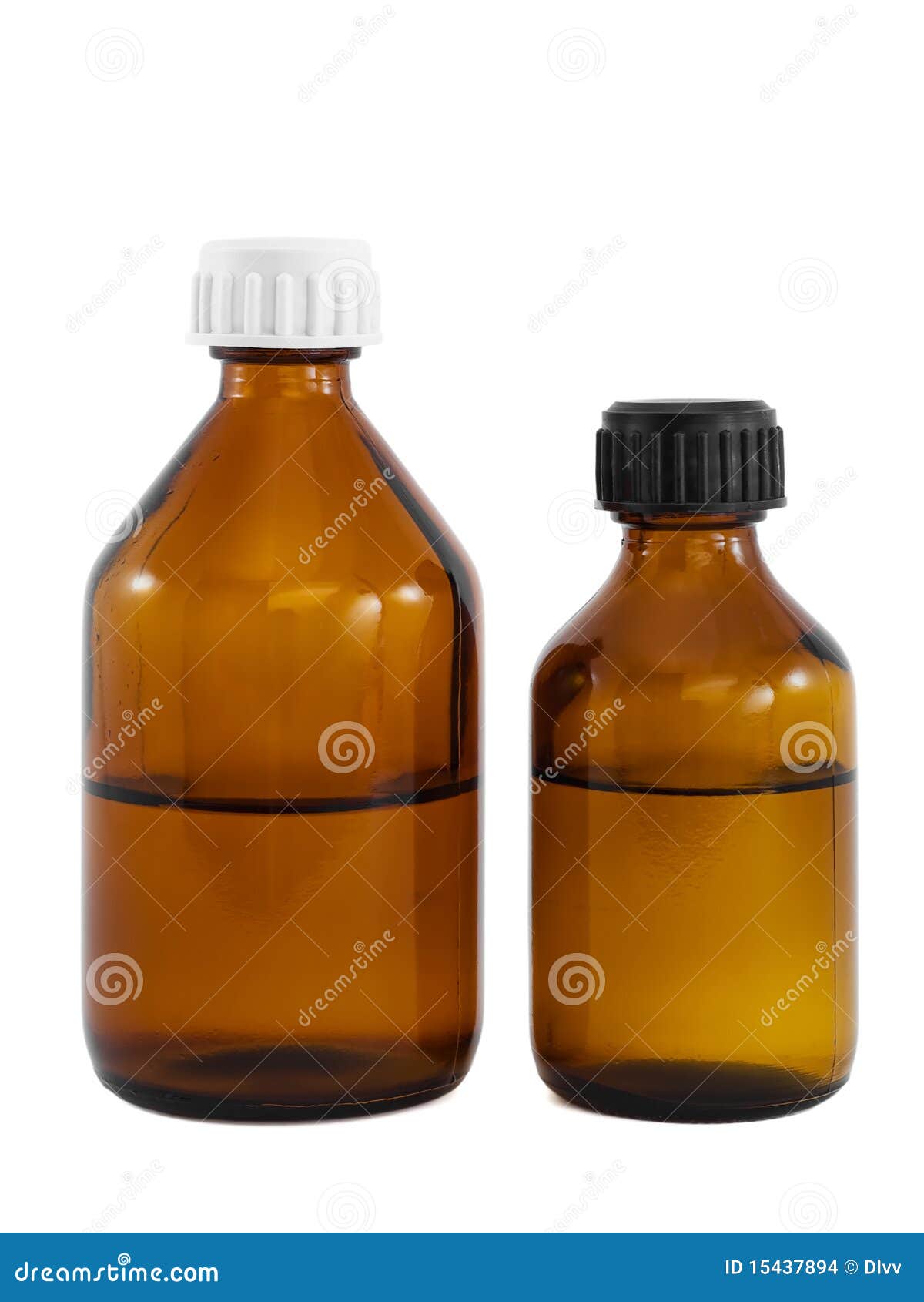 Brown Glass Medical Bottles Stock Photo Image of close, drug 15437894