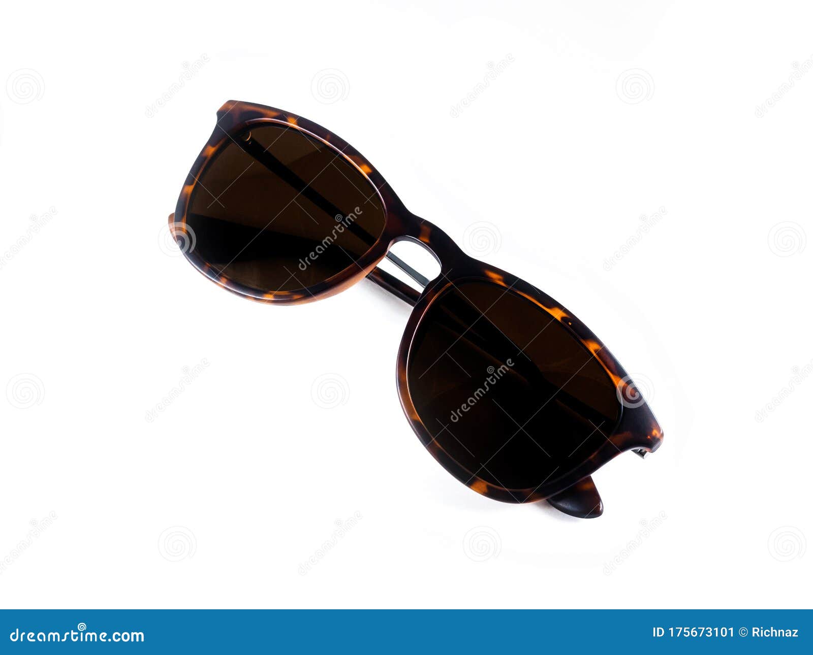 Brown Glasses in a Classic Style. Sunglasses Stock Image Image of