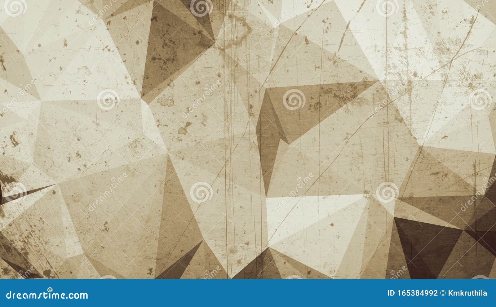 Brown Grunge Polygon Background Graphic Stock Illustration ...