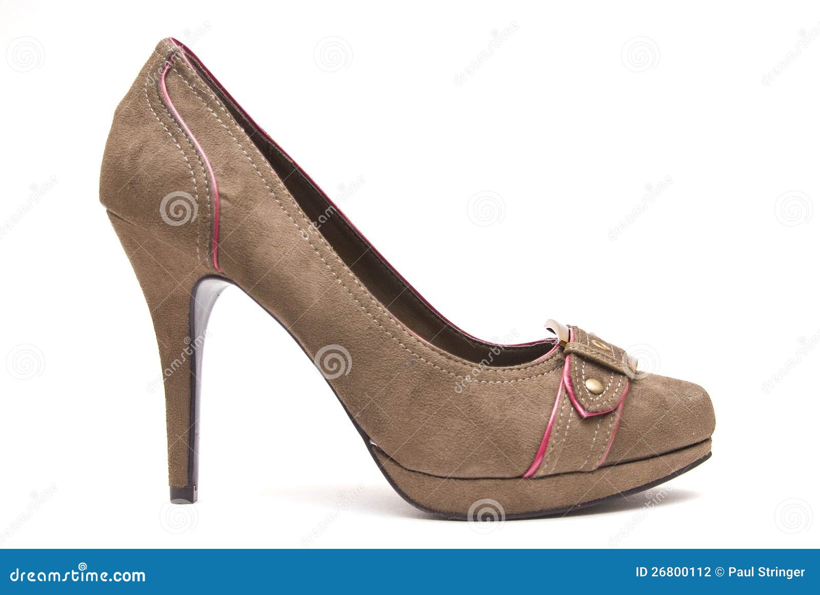Brown High Heels stock photo. Image of female, smooth 26800112