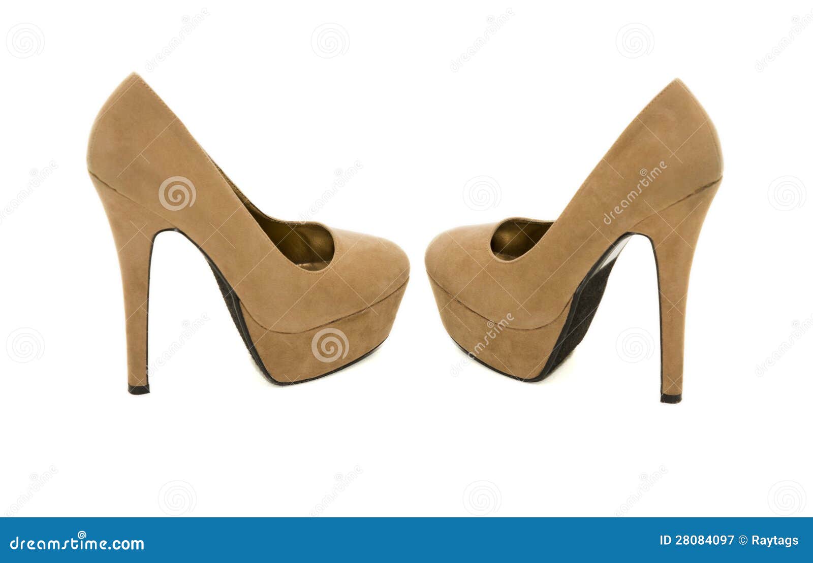 Brown high heels stock image. Image of special, high 28084097
