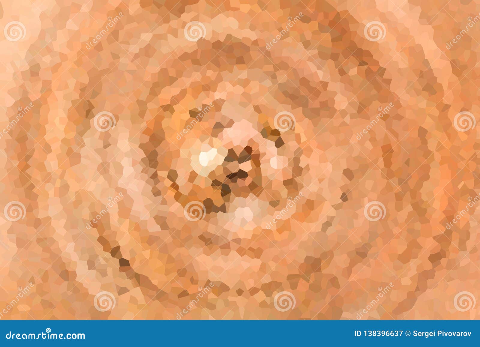 Brown Icy Mosaic Abstract Background Swirling Texture Effect