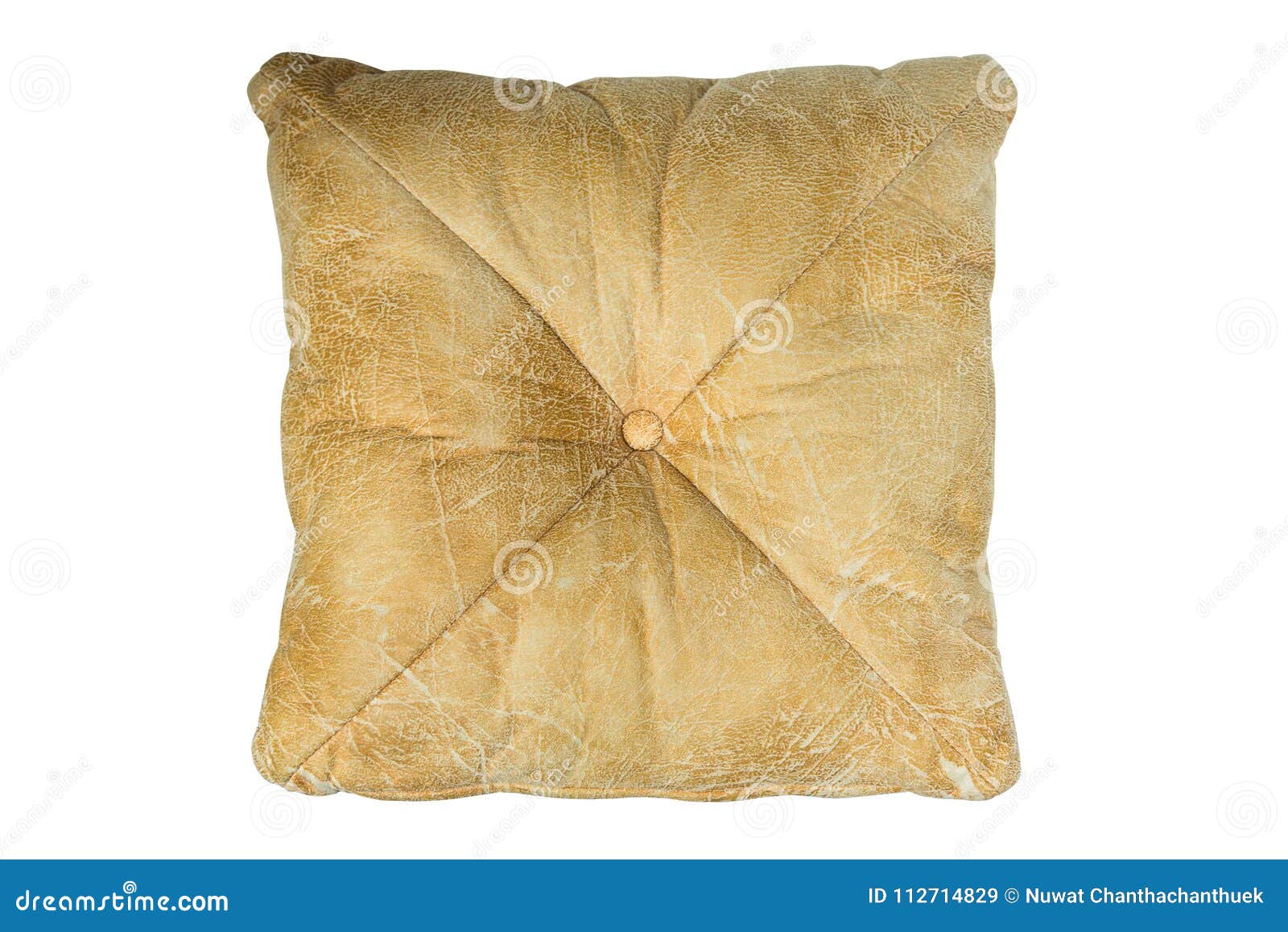 yellow backrest pillow